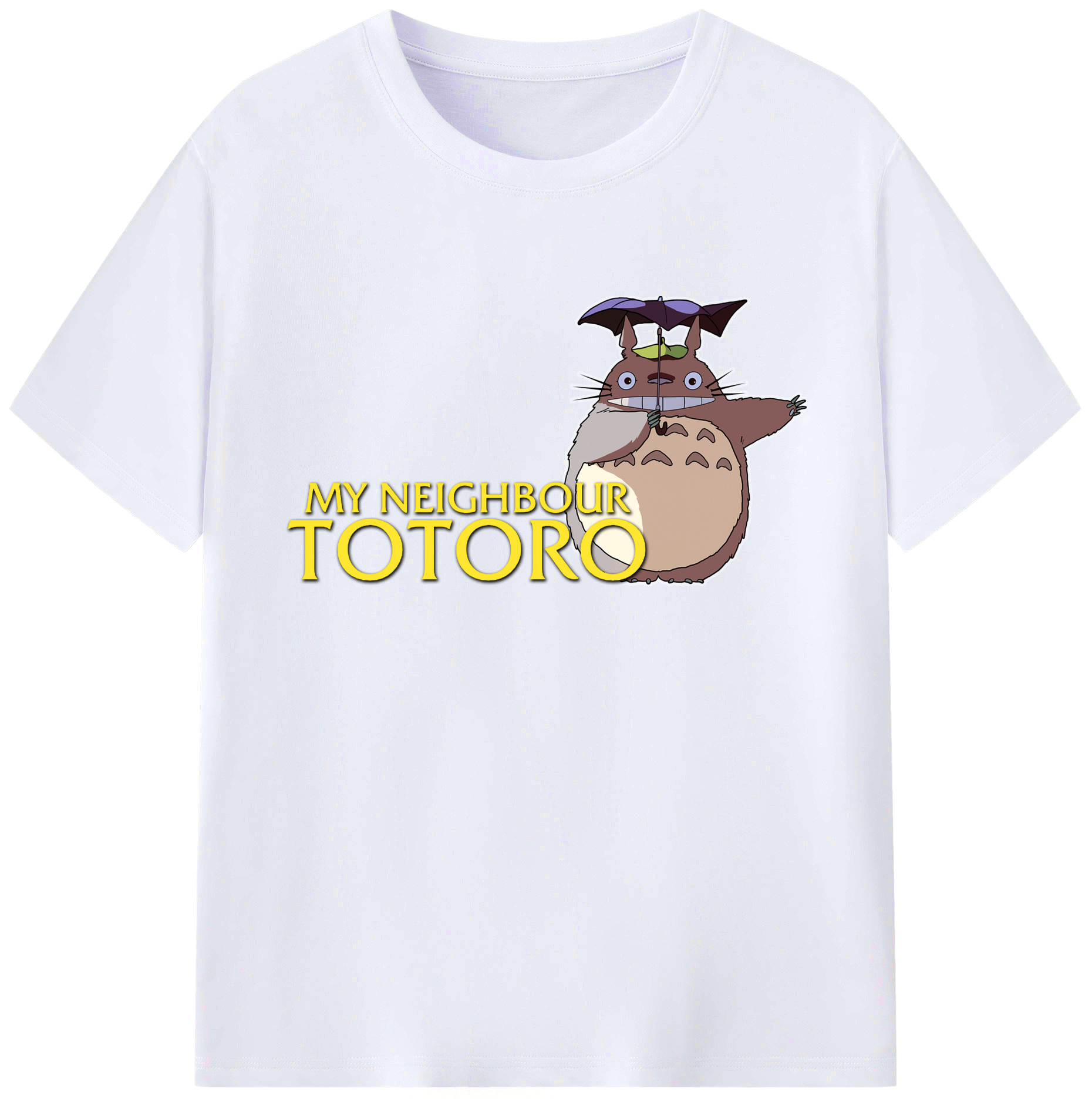 （画像用） となりのトトロ 草壁メイ 草壁サツキ My Neighbor Totoro Satsuki Kusakabe Mei Kusakabe 綿100％ メンズ半袖Tシャツ｜肌触りやわらか＆通気性
