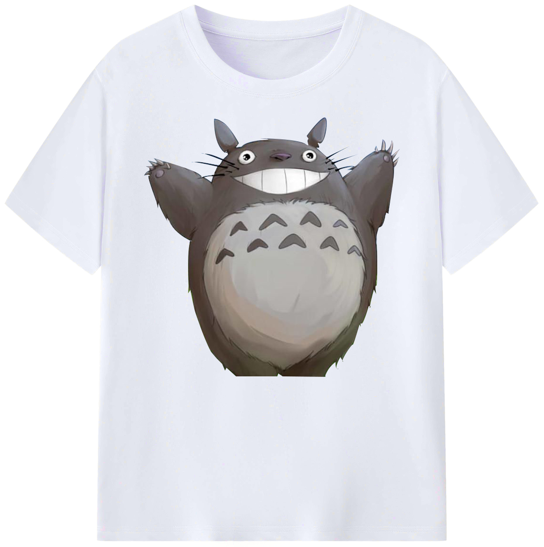 （画像用） となりのトトロ 草壁メイ 草壁サツキ My Neighbor Totoro Satsuki Kusakabe Mei Kusakabe 綿100％ メンズ半袖Tシャツ｜肌触りやわらか＆通気性