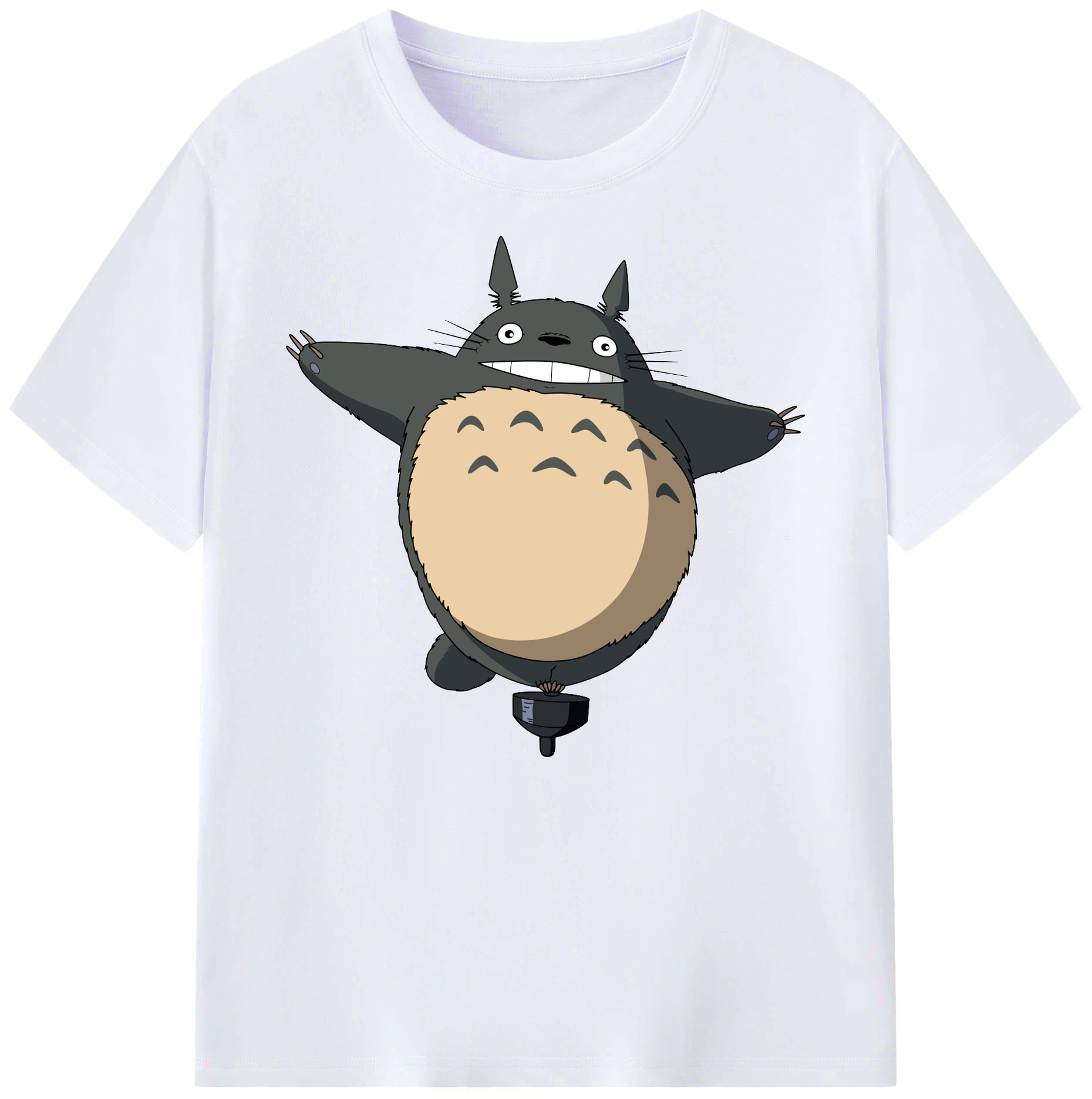（画像用） となりのトトロ 草壁メイ 草壁サツキ My Neighbor Totoro Satsuki Kusakabe Mei Kusakabe 綿100％ メンズ半袖Tシャツ｜肌触りやわらか＆通気性