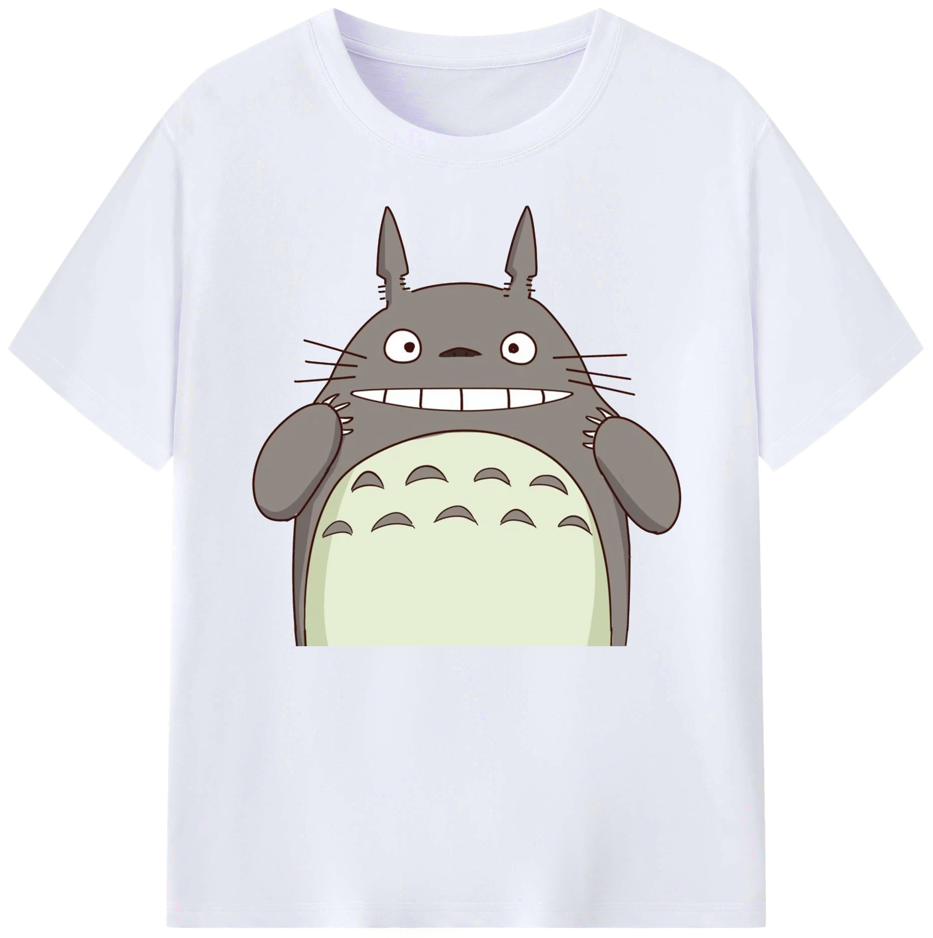 （画像用） となりのトトロ 草壁メイ 草壁サツキ My Neighbor Totoro Satsuki Kusakabe Mei Kusakabe 綿100％ メンズ半袖Tシャツ｜肌触りやわらか＆通気性