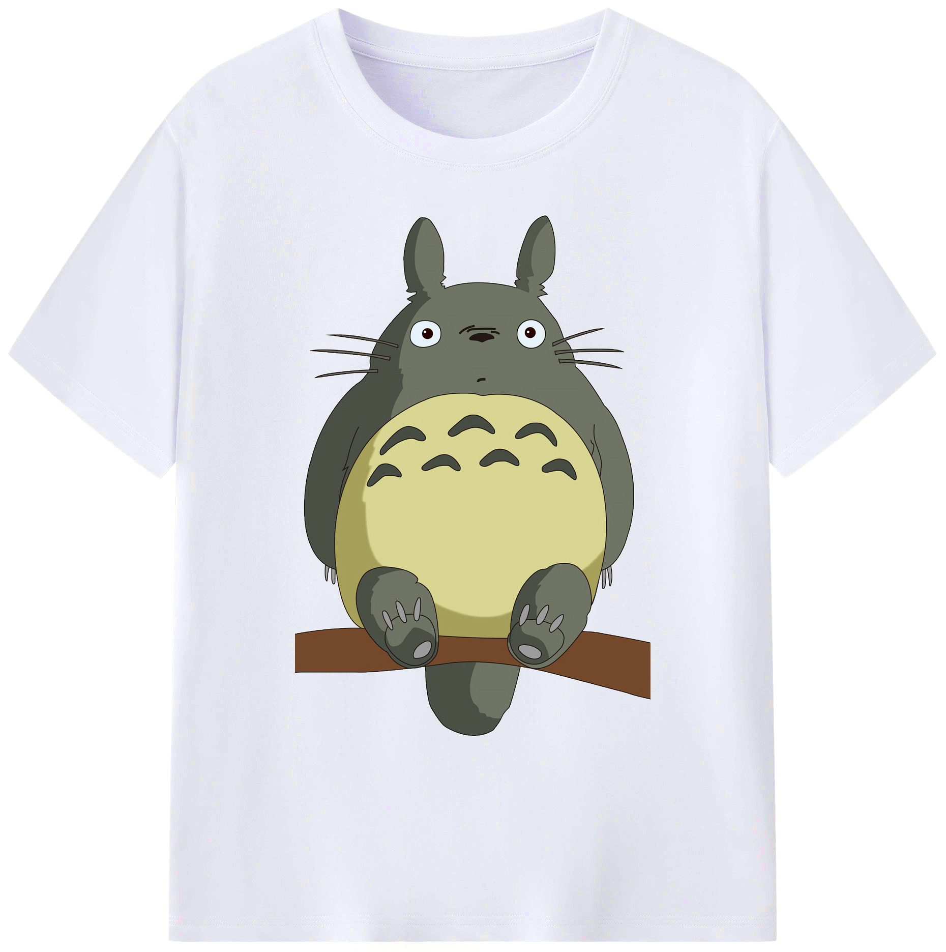 （画像用） となりのトトロ 草壁メイ 草壁サツキ My Neighbor Totoro Satsuki Kusakabe Mei Kusakabe 綿100％ メンズ半袖Tシャツ｜肌触りやわらか＆通気性