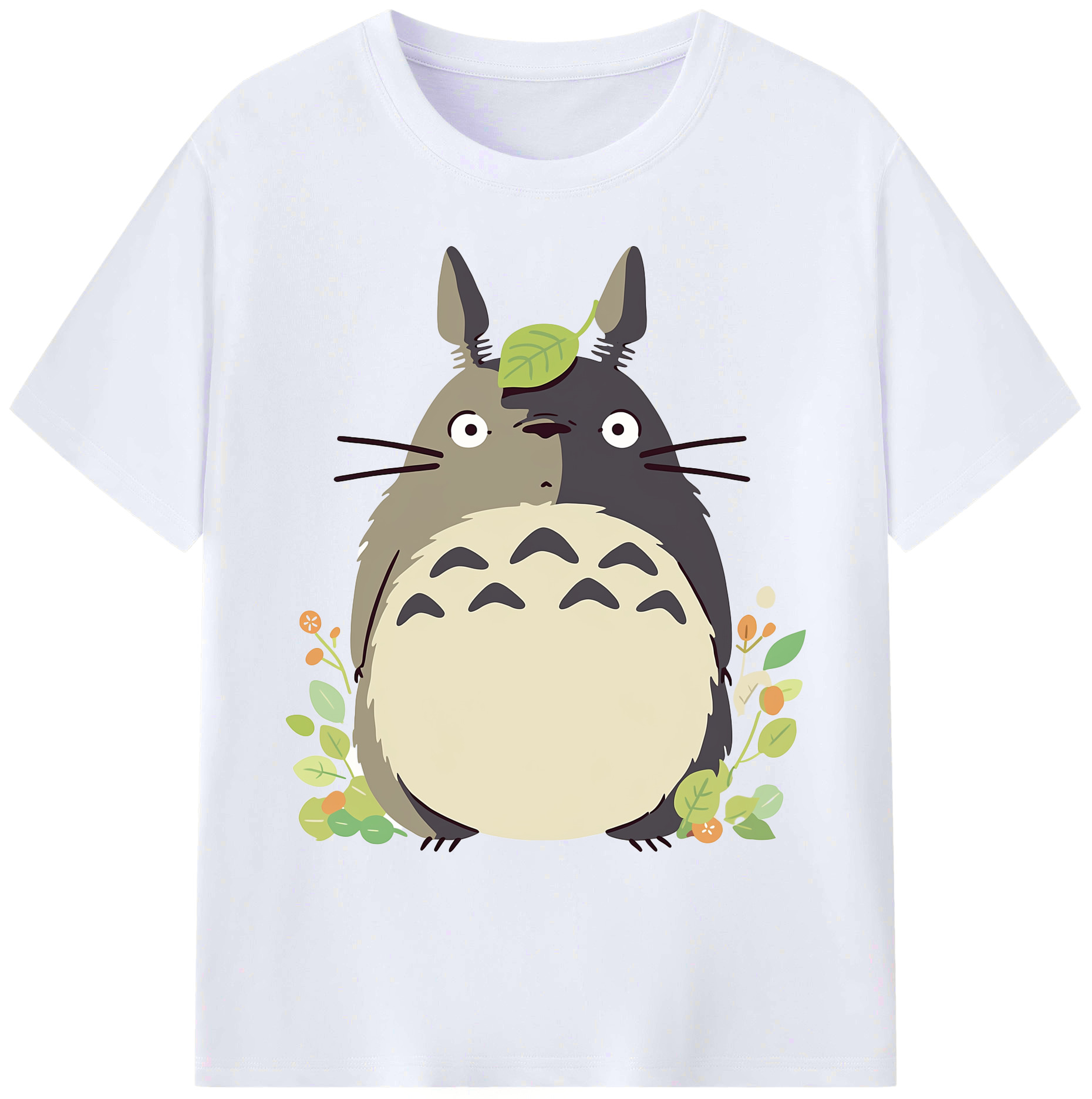 （画像用） となりのトトロ 草壁メイ 草壁サツキ My Neighbor Totoro Satsuki Kusakabe Mei Kusakabe 綿100％ メンズ半袖Tシャツ｜肌触りやわらか＆通気性