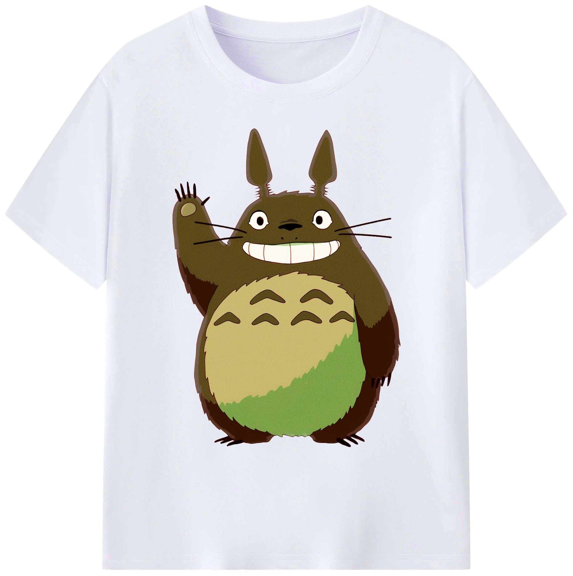 （画像用） となりのトトロ 草壁メイ 草壁サツキ My Neighbor Totoro Satsuki Kusakabe Mei Kusakabe 綿100％ メンズ半袖Tシャツ｜肌触りやわらか＆通気性