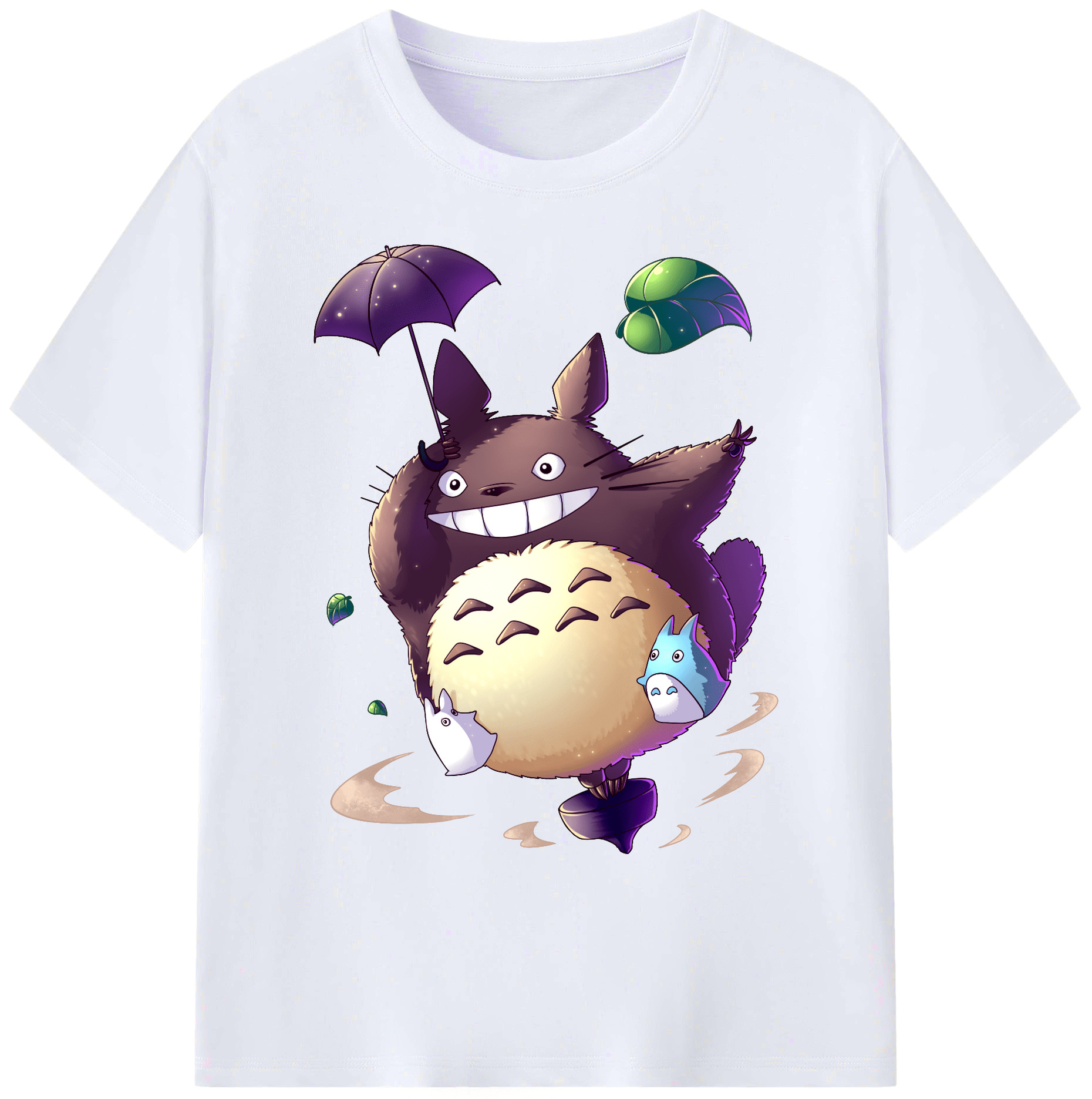 （画像用） となりのトトロ 草壁メイ 草壁サツキ My Neighbor Totoro Satsuki Kusakabe Mei Kusakabe 綿100％ メンズ半袖Tシャツ｜肌触りやわらか＆通気性