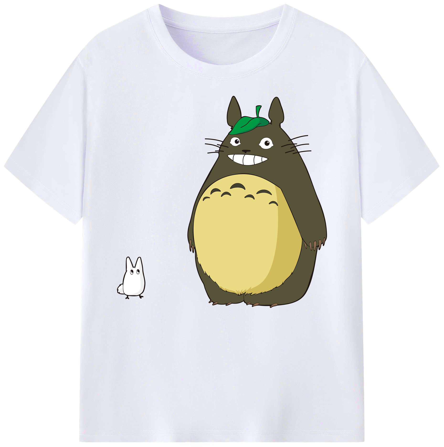 （画像用） となりのトトロ 草壁メイ 草壁サツキ My Neighbor Totoro Satsuki Kusakabe Mei Kusakabe 綿100％ メンズ半袖Tシャツ｜肌触りやわらか＆通気性