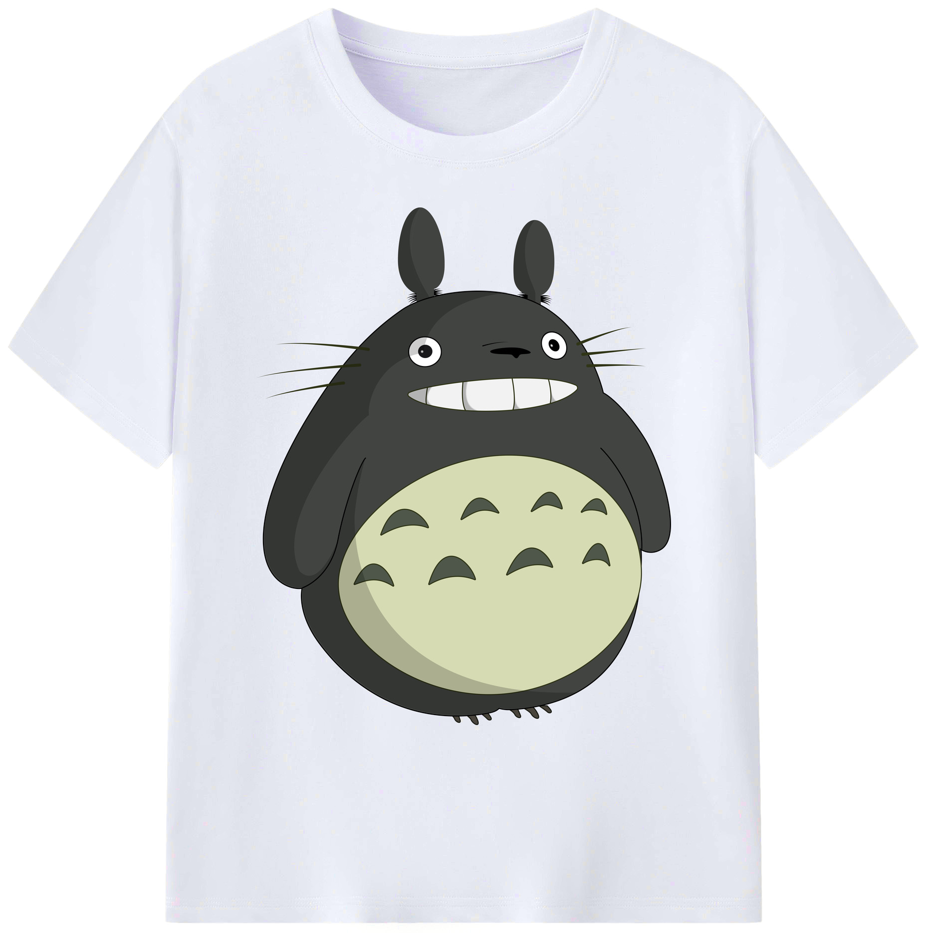 （画像用） となりのトトロ 草壁メイ 草壁サツキ My Neighbor Totoro Satsuki Kusakabe Mei Kusakabe 綿100％ メンズ半袖Tシャツ｜肌触りやわらか＆通気性
