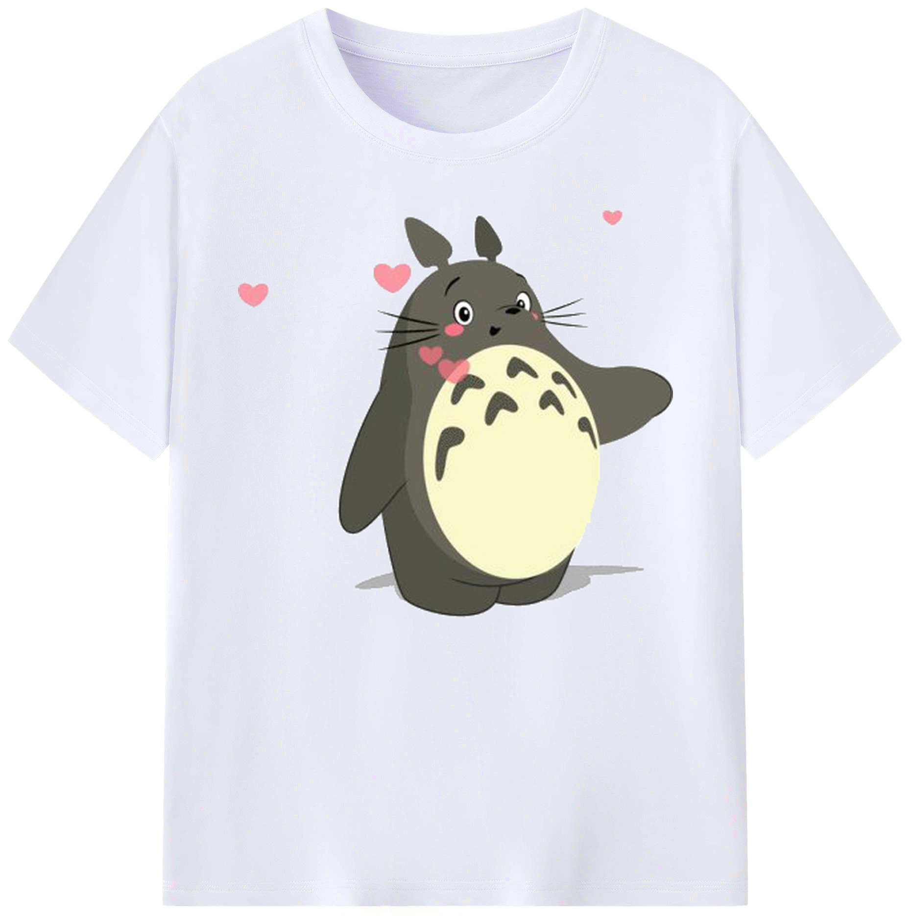 （画像用） となりのトトロ 草壁メイ 草壁サツキ My Neighbor Totoro Satsuki Kusakabe Mei Kusakabe 綿100％ メンズ半袖Tシャツ｜肌触りやわらか＆通気性