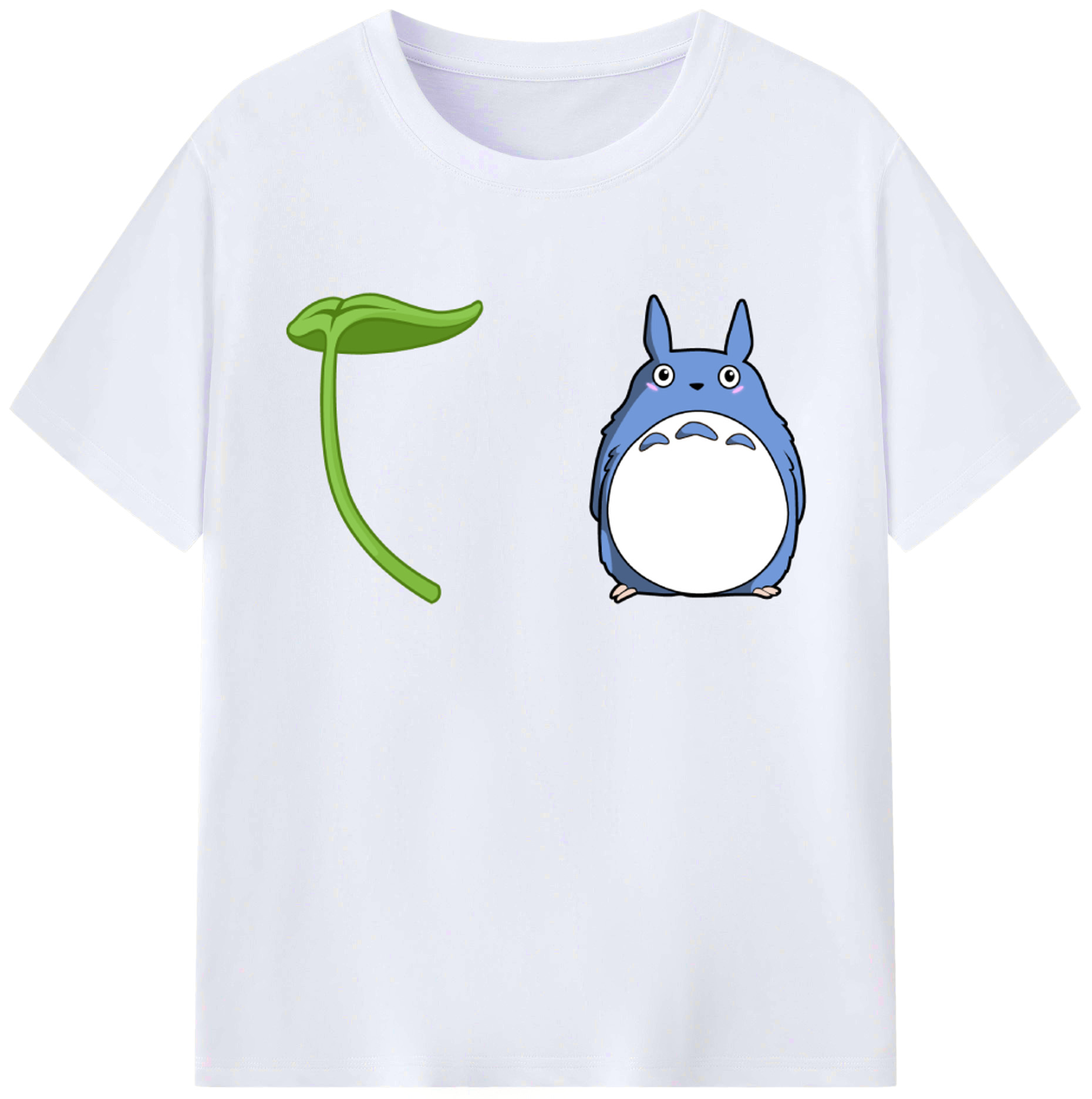 （画像用） となりのトトロ 草壁メイ 草壁サツキ My Neighbor Totoro Satsuki Kusakabe Mei Kusakabe 綿100％ メンズ半袖Tシャツ｜肌触りやわらか＆通気性