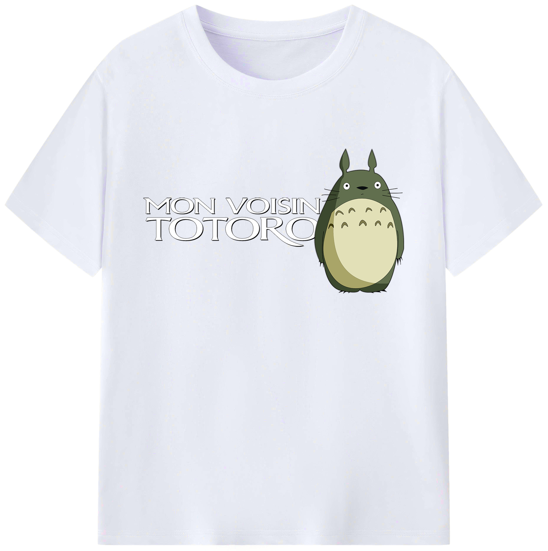 （画像用） となりのトトロ 草壁メイ 草壁サツキ My Neighbor Totoro Satsuki Kusakabe Mei Kusakabe 綿100％ メンズ半袖Tシャツ｜肌触りやわらか＆通気性