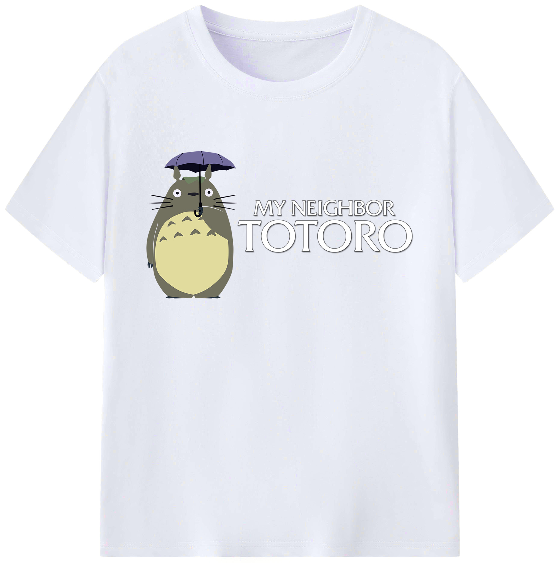 （画像用） となりのトトロ 草壁メイ 草壁サツキ My Neighbor Totoro Satsuki Kusakabe Mei Kusakabe 綿100％ メンズ半袖Tシャツ｜肌触りやわらか＆通気性