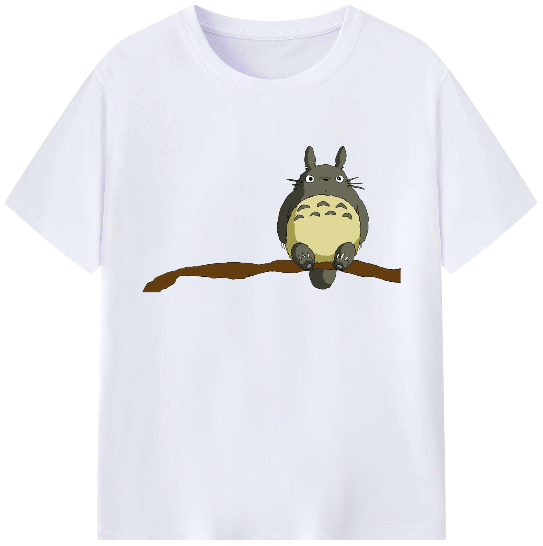 （画像用） となりのトトロ 草壁メイ 草壁サツキ My Neighbor Totoro Satsuki Kusakabe Mei Kusakabe 綿100％ メンズ半袖Tシャツ｜肌触りやわらか＆通気性