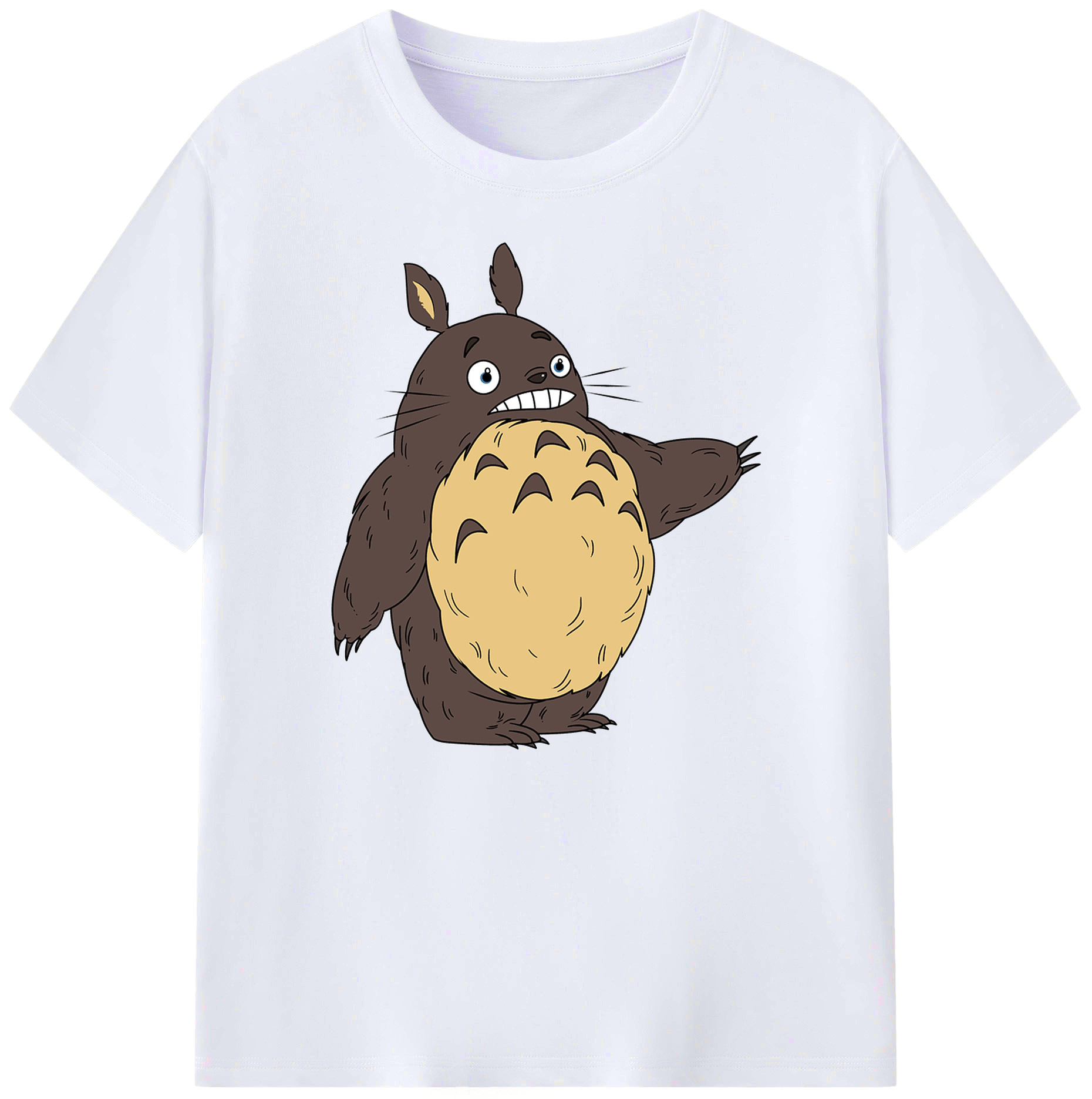 （画像用） となりのトトロ 草壁メイ 草壁サツキ My Neighbor Totoro Satsuki Kusakabe Mei Kusakabe 綿100％ メンズ半袖Tシャツ｜肌触りやわらか＆通気性