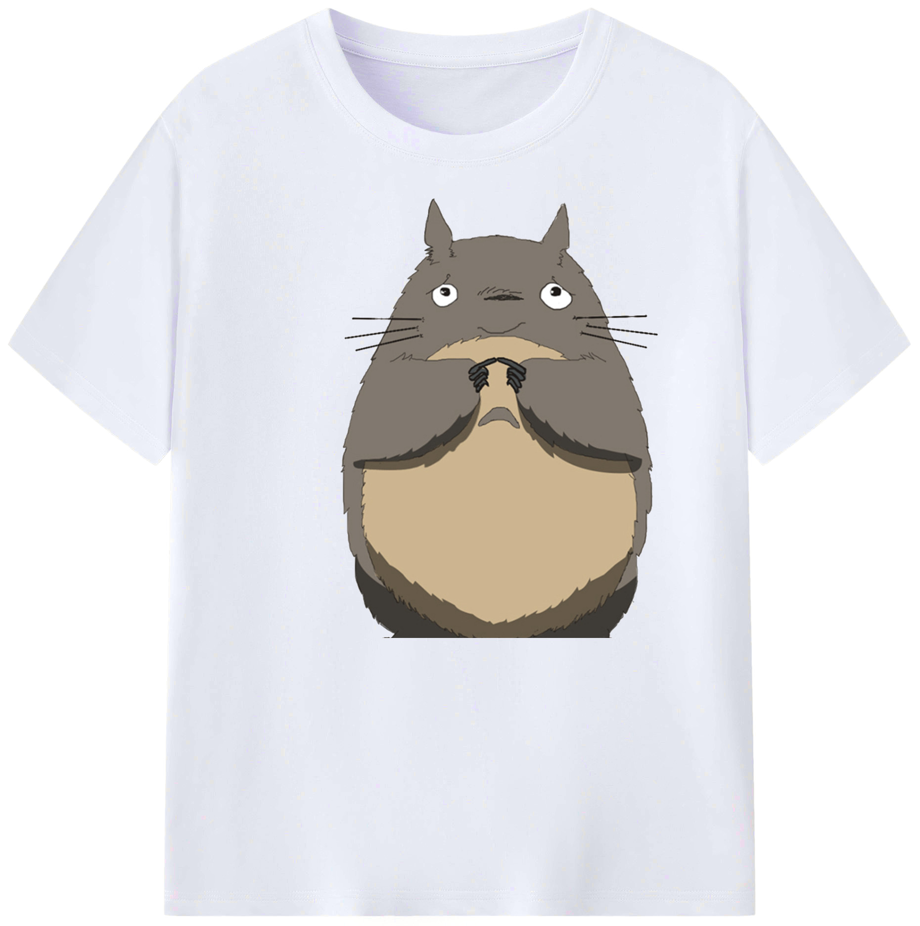 （画像用） となりのトトロ 草壁メイ 草壁サツキ My Neighbor Totoro Satsuki Kusakabe Mei Kusakabe 綿100％ メンズ半袖Tシャツ｜肌触りやわらか＆通気性