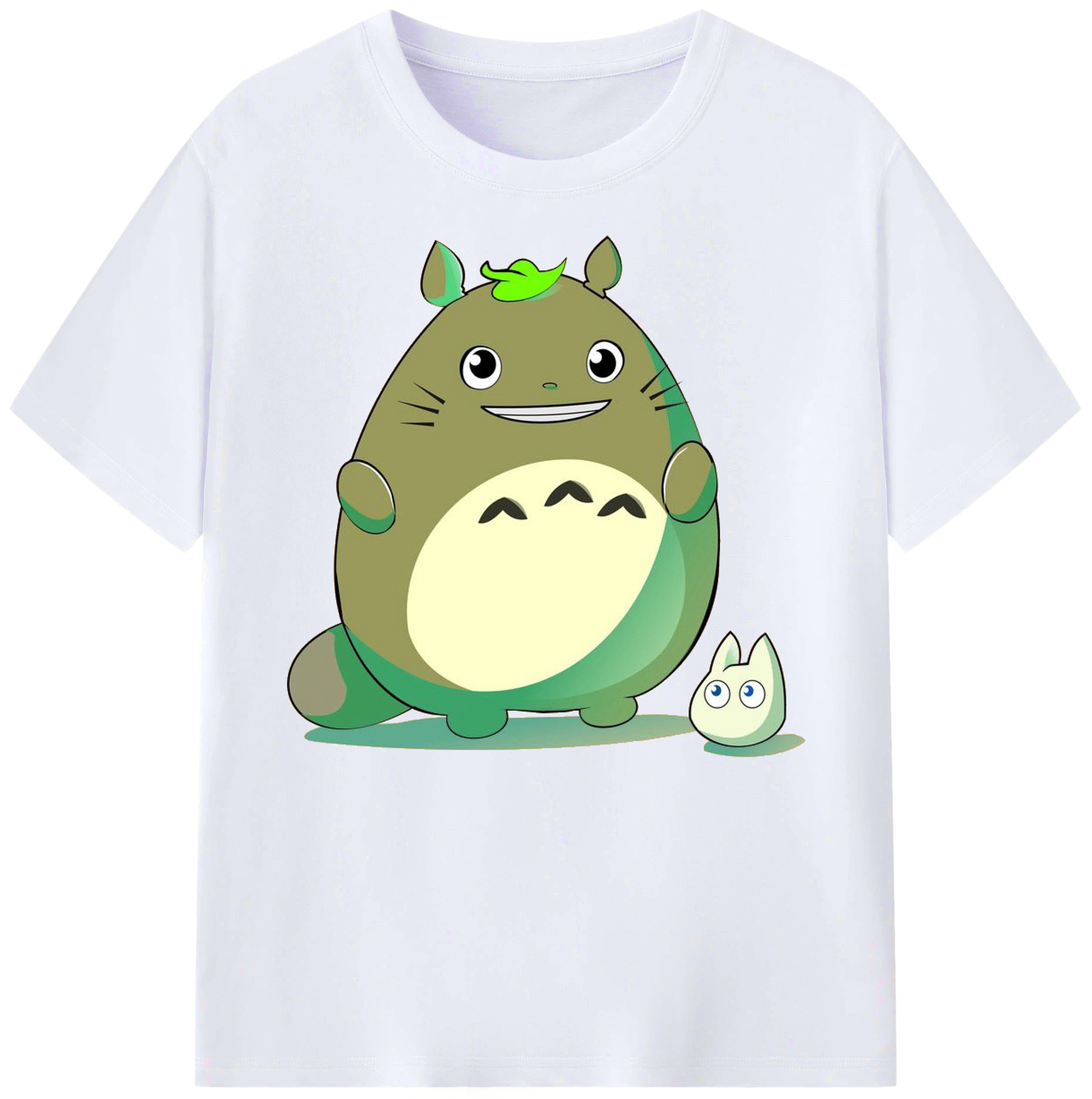 （画像用） となりのトトロ 草壁メイ 草壁サツキ My Neighbor Totoro Satsuki Kusakabe Mei Kusakabe 綿100％ メンズ半袖Tシャツ｜肌触りやわらか＆通気性