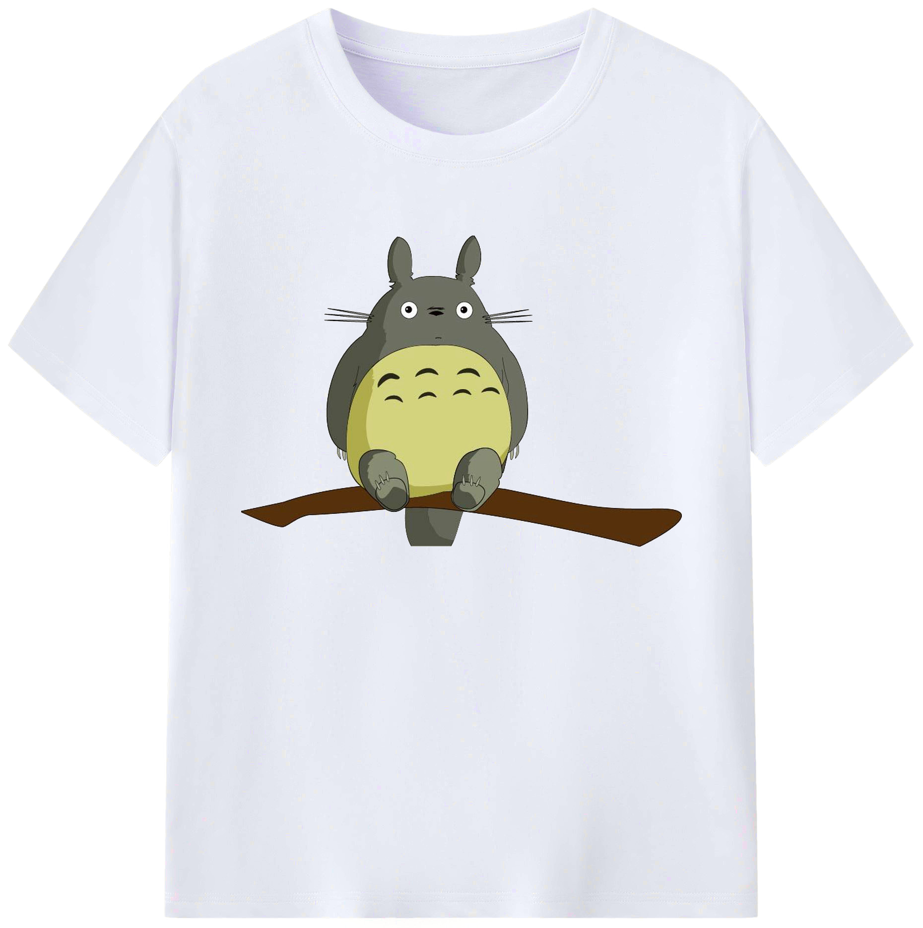 （画像用） となりのトトロ 草壁メイ 草壁サツキ My Neighbor Totoro Satsuki Kusakabe Mei Kusakabe 綿100％ メンズ半袖Tシャツ｜肌触りやわらか＆通気性