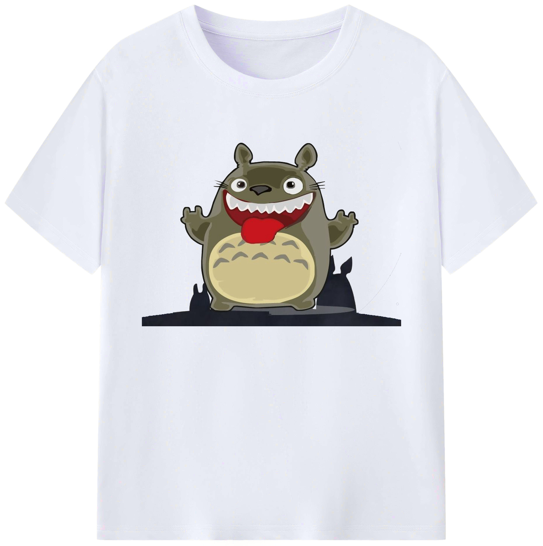 （画像用） となりのトトロ 草壁メイ 草壁サツキ My Neighbor Totoro Satsuki Kusakabe Mei Kusakabe 綿100％ メンズ半袖Tシャツ｜肌触りやわらか＆通気性
