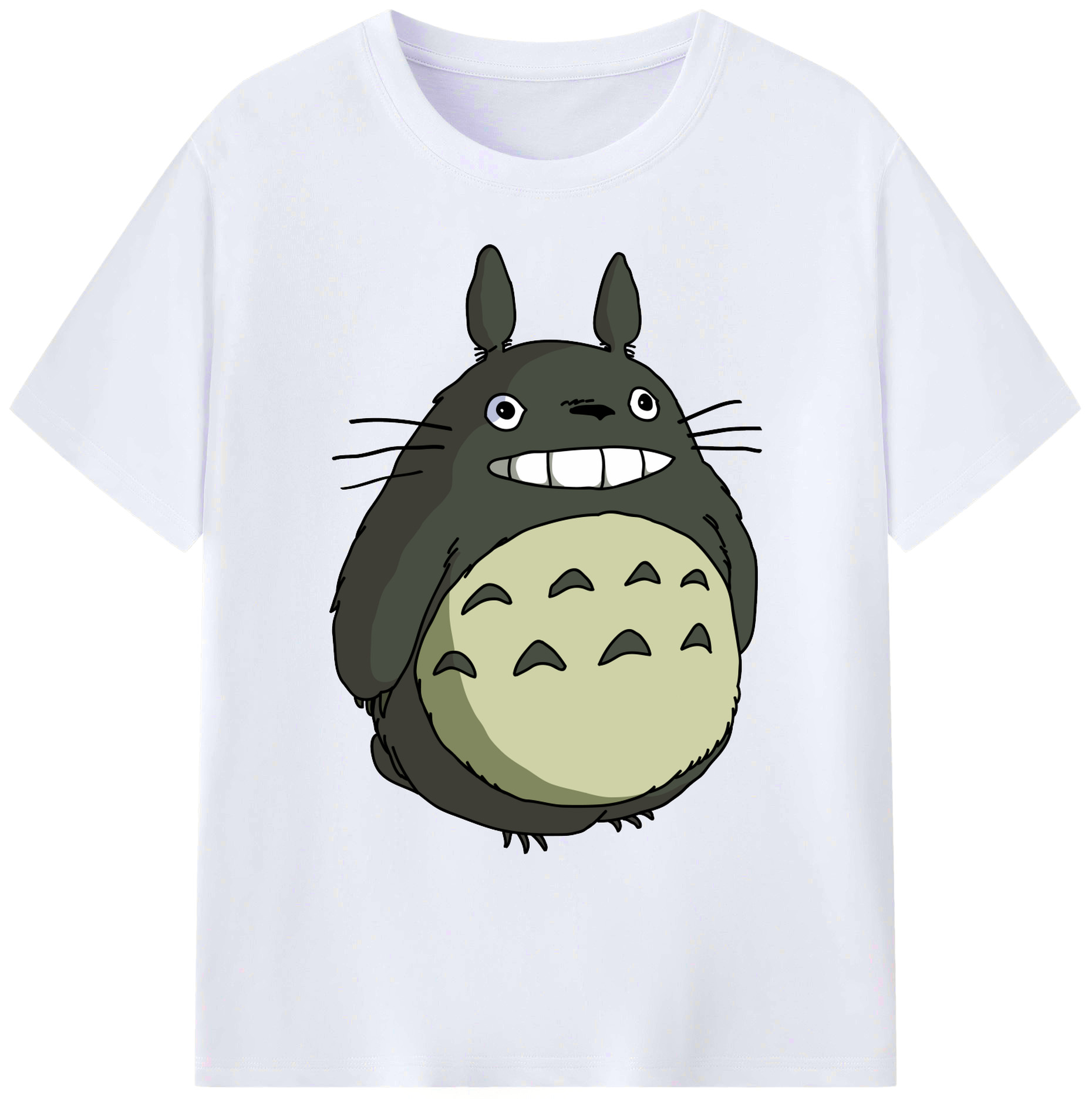 （画像用） となりのトトロ 草壁メイ 草壁サツキ My Neighbor Totoro Satsuki Kusakabe Mei Kusakabe 綿100％ メンズ半袖Tシャツ｜肌触りやわらか＆通気性