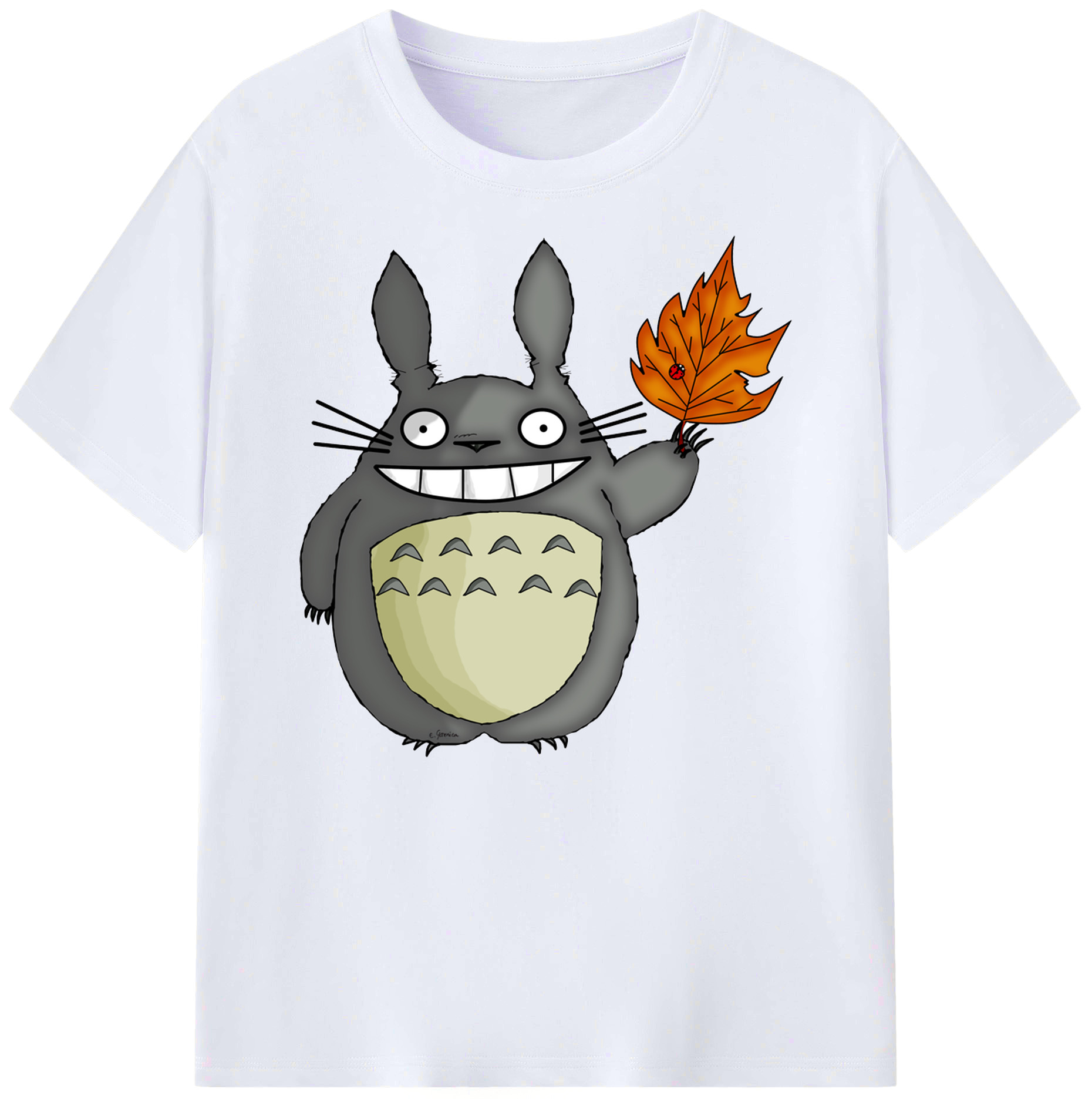 （画像用） となりのトトロ 草壁メイ 草壁サツキ My Neighbor Totoro Satsuki Kusakabe Mei Kusakabe 綿100％ メンズ半袖Tシャツ｜肌触りやわらか＆通気性