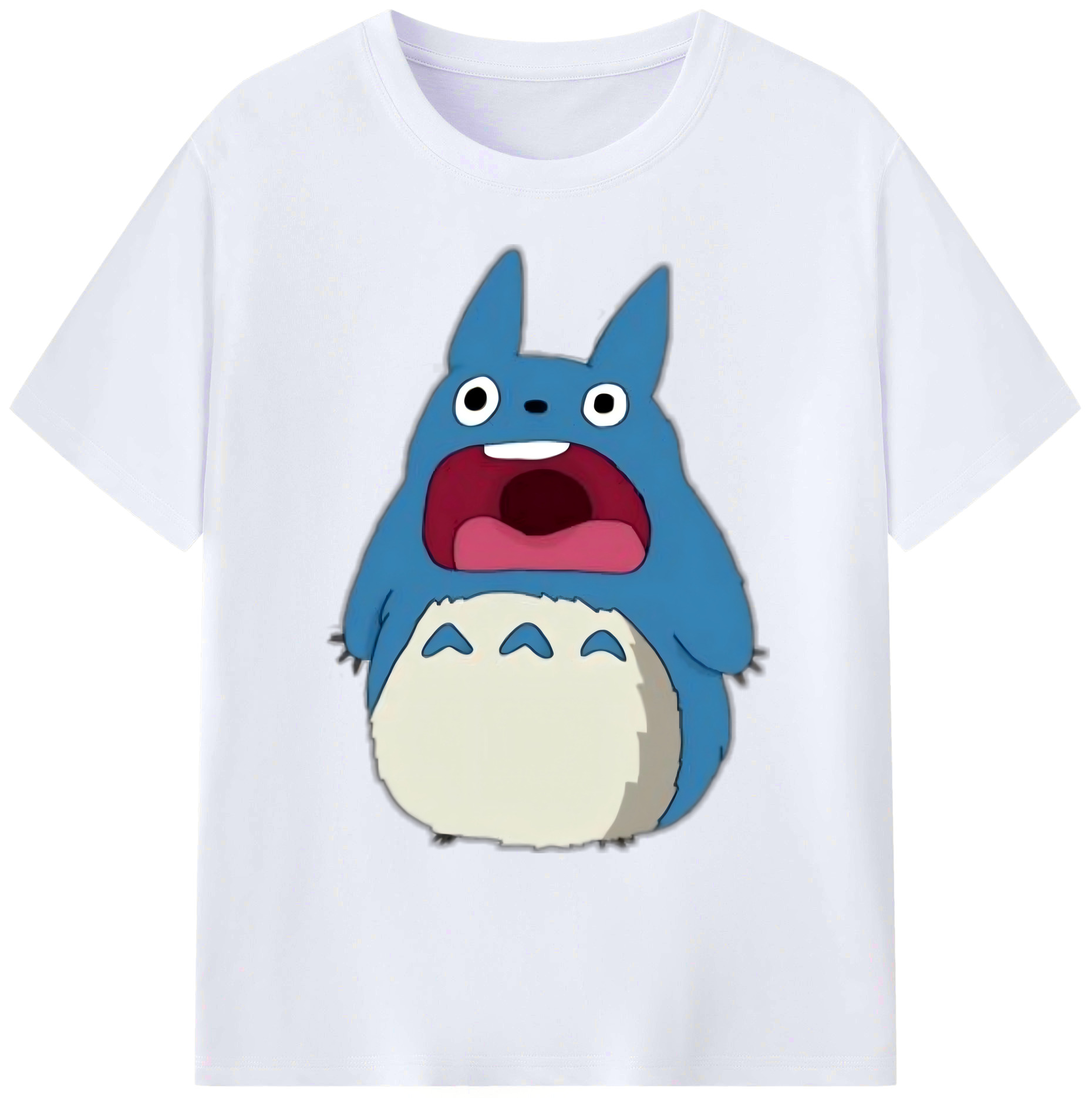 （画像用） となりのトトロ 草壁メイ 草壁サツキ My Neighbor Totoro Satsuki Kusakabe Mei Kusakabe 綿100％ メンズ半袖Tシャツ｜肌触りやわらか＆通気性