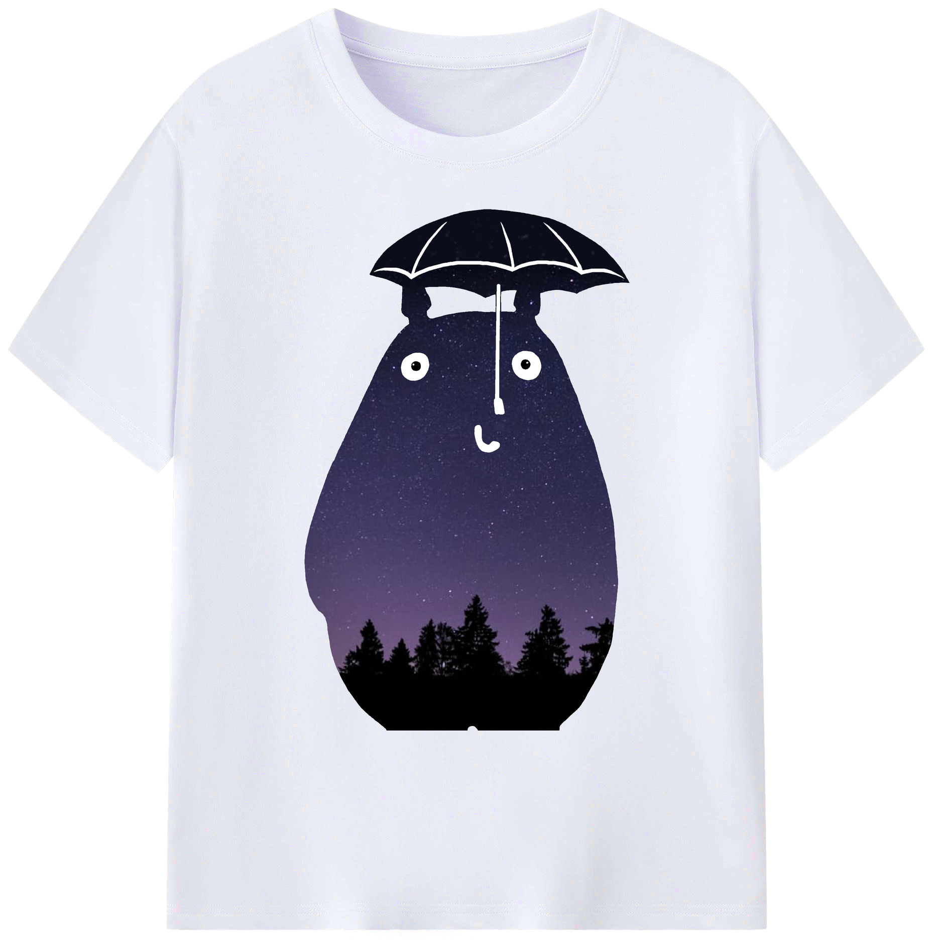 （画像用） となりのトトロ 草壁メイ 草壁サツキ My Neighbor Totoro Satsuki Kusakabe Mei Kusakabe 綿100％ メンズ半袖Tシャツ｜肌触りやわらか＆通気性