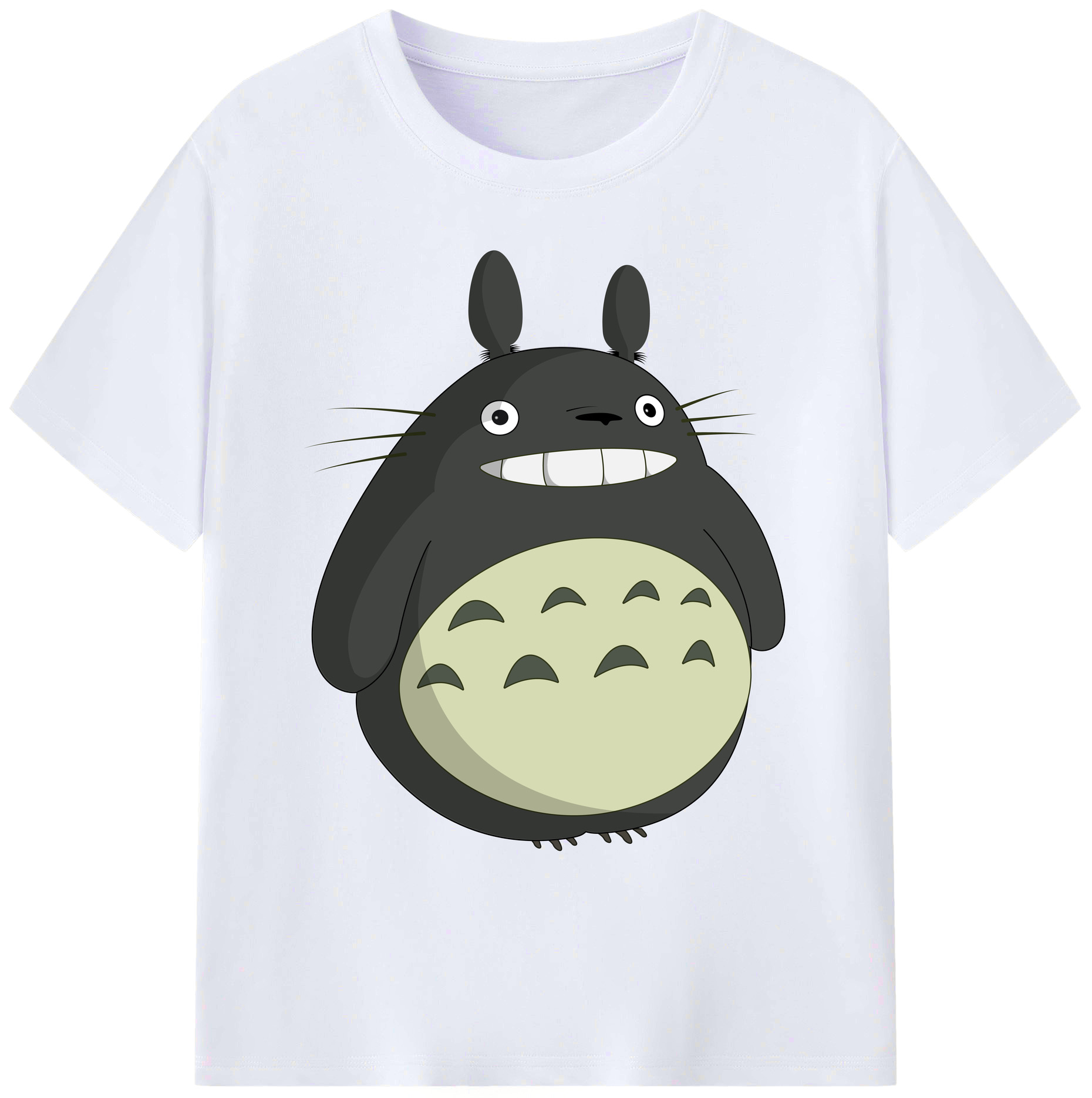 （画像用） となりのトトロ 草壁メイ 草壁サツキ My Neighbor Totoro Satsuki Kusakabe Mei Kusakabe 綿100％ メンズ半袖Tシャツ｜肌触りやわらか＆通気性