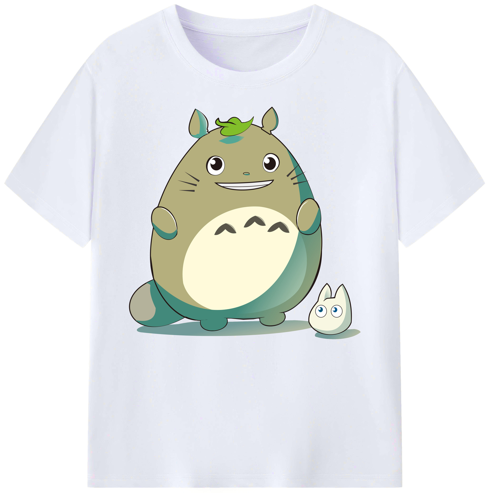 （画像用） となりのトトロ 草壁メイ 草壁サツキ My Neighbor Totoro Satsuki Kusakabe Mei Kusakabe 綿100％ メンズ半袖Tシャツ｜肌触りやわらか＆通気性