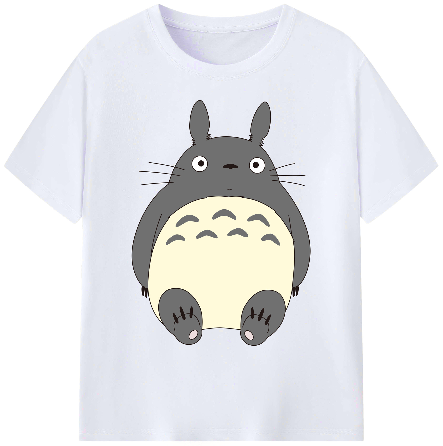 （画像用） となりのトトロ 草壁メイ 草壁サツキ My Neighbor Totoro Satsuki Kusakabe Mei Kusakabe 綿100％ メンズ半袖Tシャツ｜肌触りやわらか＆通気性