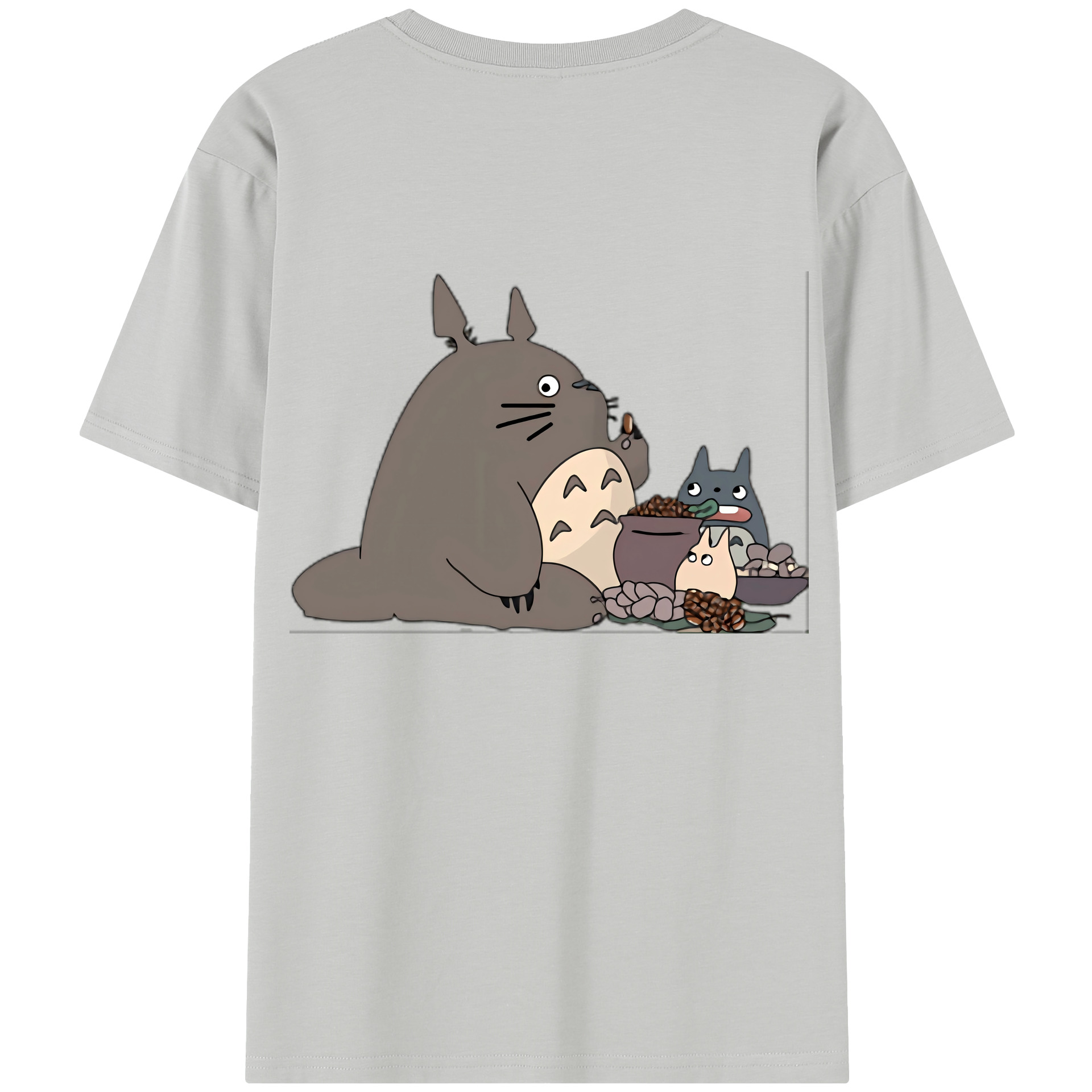 （画像用） となりのトトロ 草壁メイ 草壁サツキ My Neighbor Totoro Satsuki Kusakabe Mei Kusakabe レディース半袖Tシャツ(バックプリント)
