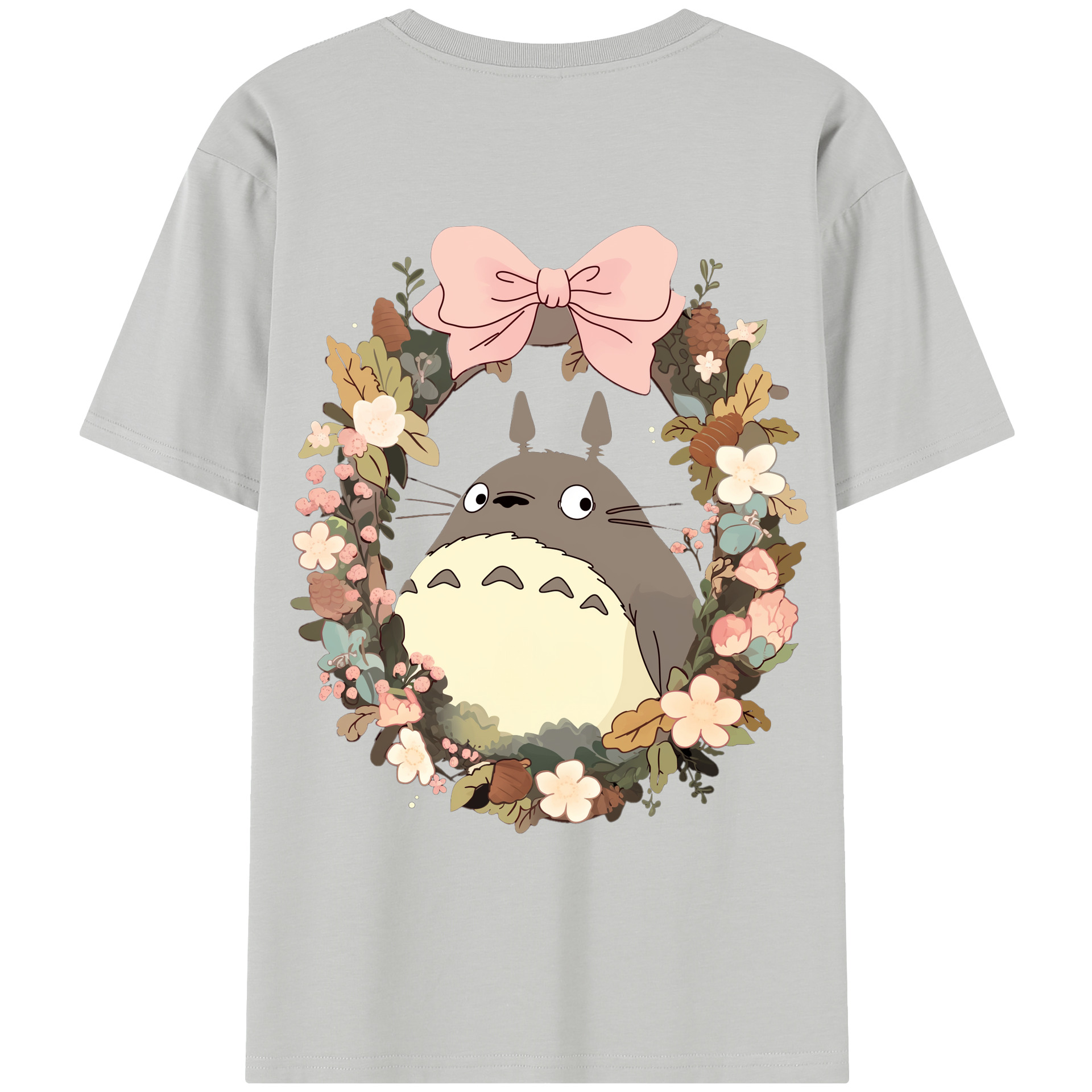 （画像用） となりのトトロ 草壁メイ 草壁サツキ My Neighbor Totoro Satsuki Kusakabe Mei Kusakabe レディース半袖Tシャツ(バックプリント)