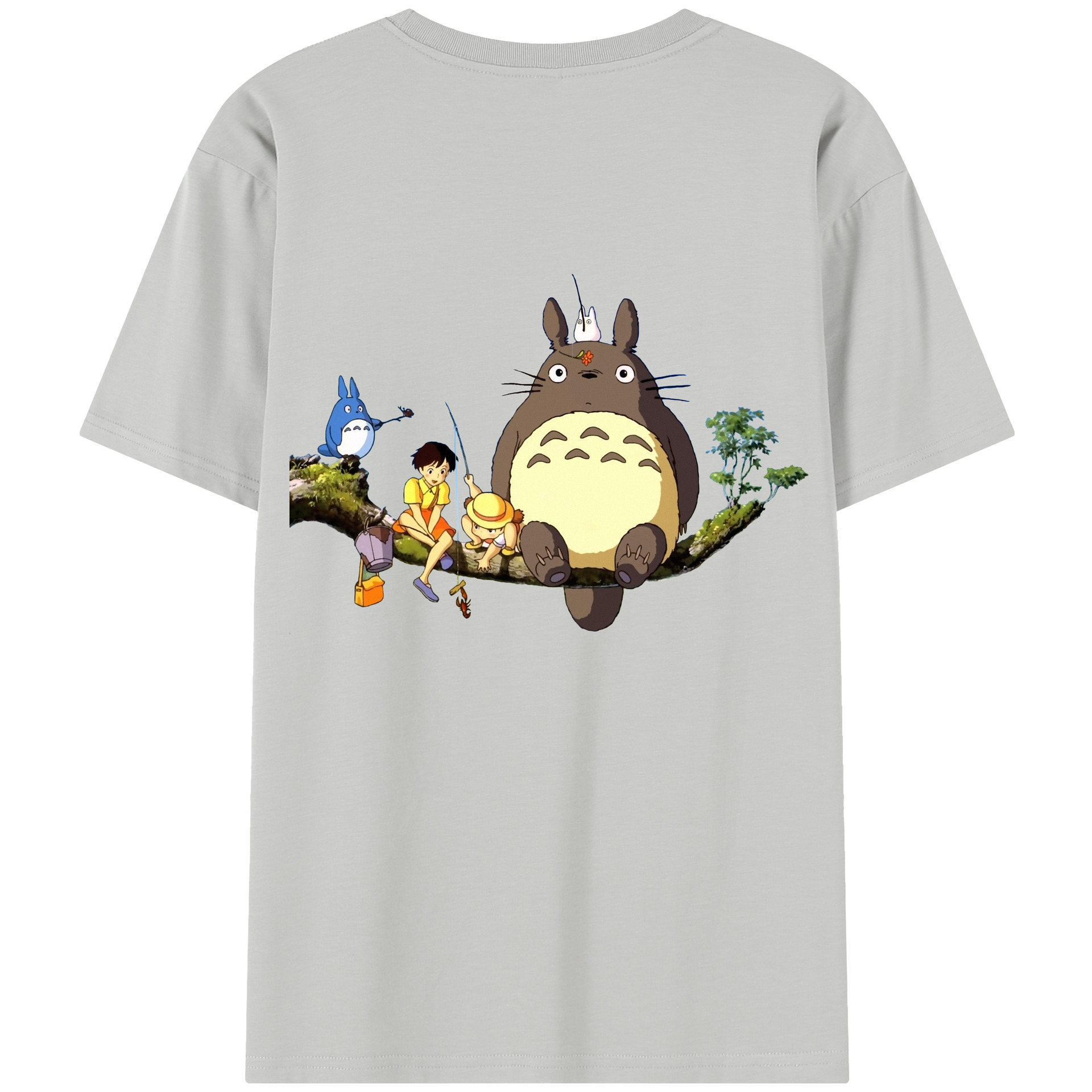 （画像用） となりのトトロ 草壁メイ 草壁サツキ My Neighbor Totoro Satsuki Kusakabe Mei Kusakabe レディース半袖Tシャツ(バックプリント)