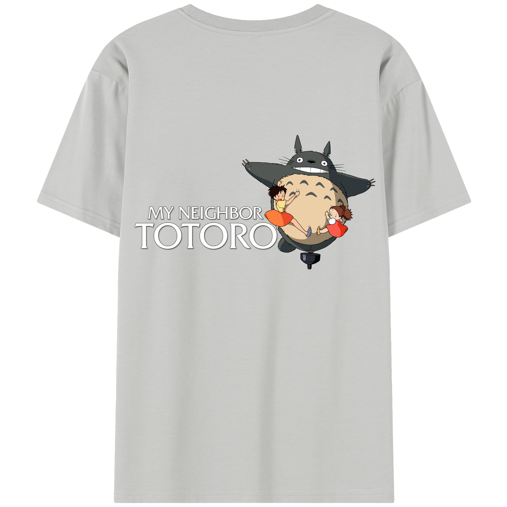 （画像用） となりのトトロ 草壁メイ 草壁サツキ My Neighbor Totoro Satsuki Kusakabe Mei Kusakabe レディース半袖Tシャツ(バックプリント)