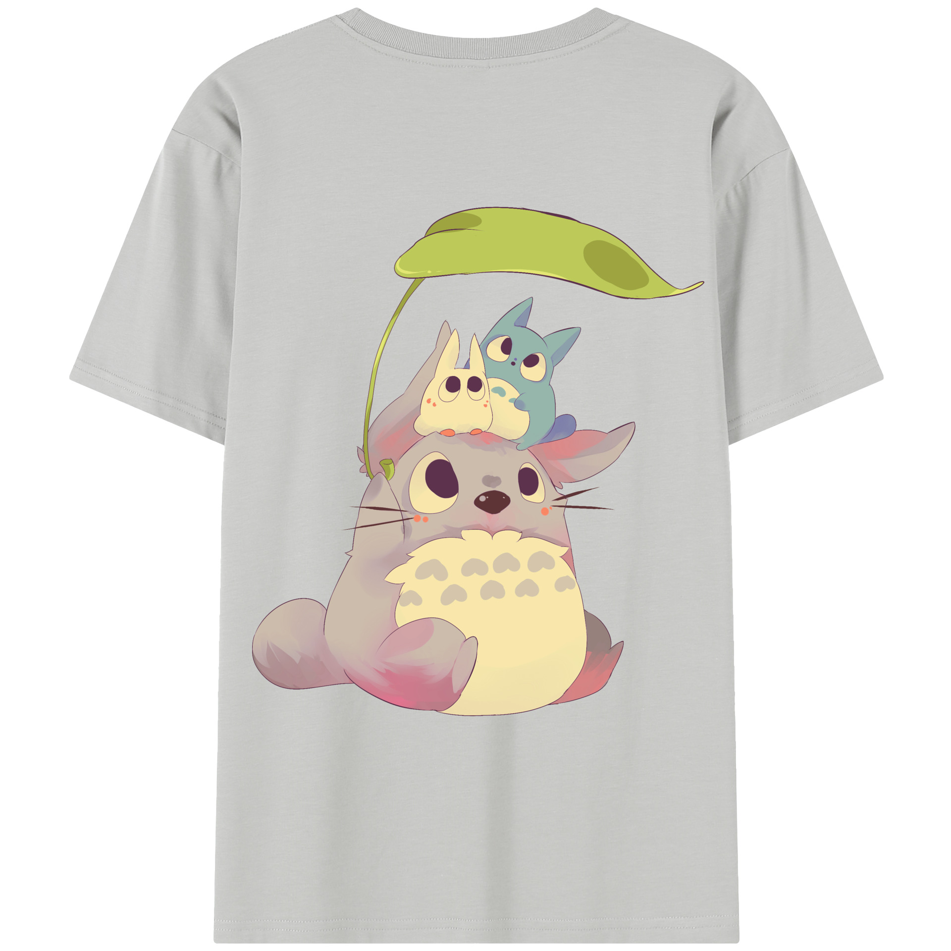 （画像用） となりのトトロ 草壁メイ 草壁サツキ My Neighbor Totoro Satsuki Kusakabe Mei Kusakabe レディース半袖Tシャツ(バックプリント)