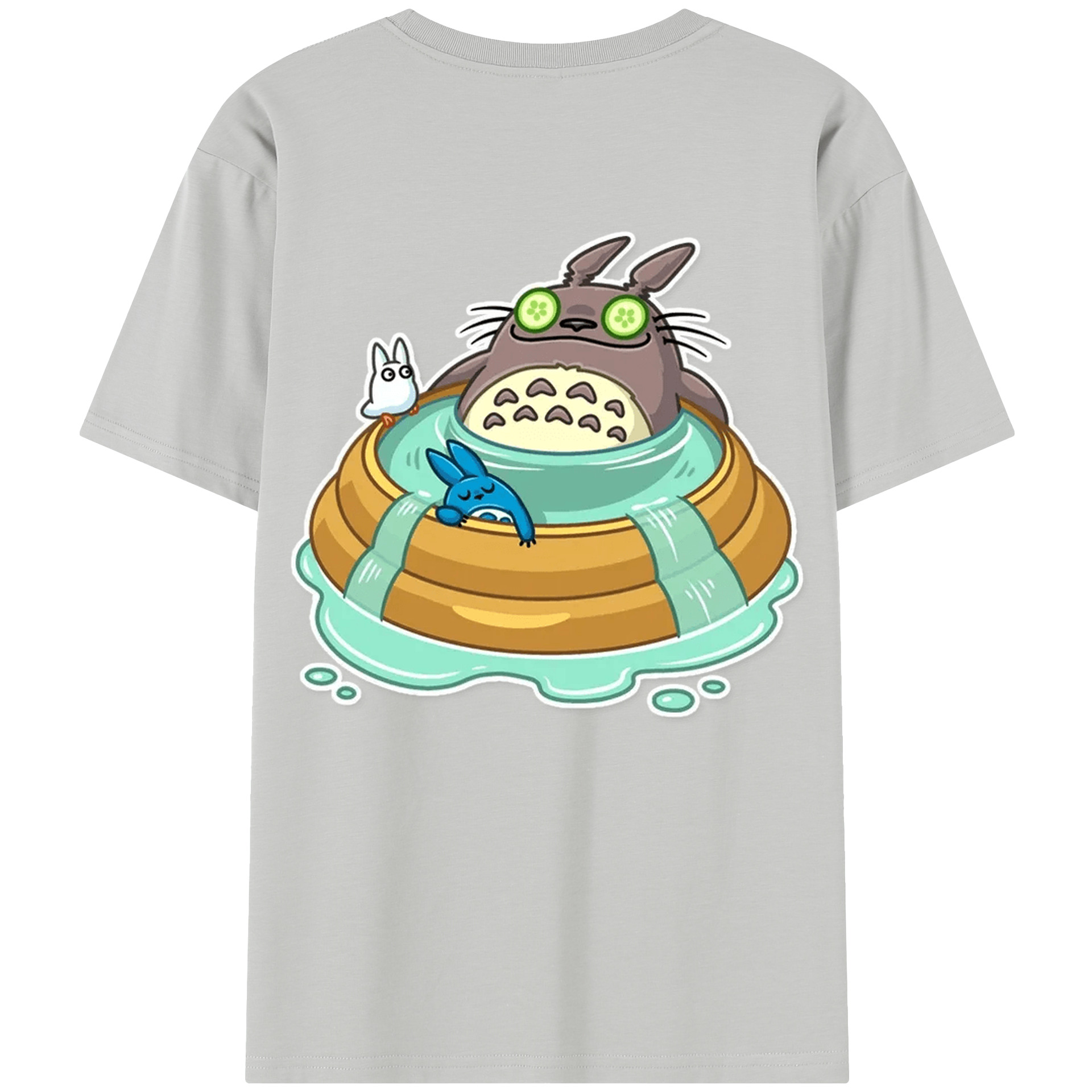 （画像用） となりのトトロ 草壁メイ 草壁サツキ My Neighbor Totoro Satsuki Kusakabe Mei Kusakabe レディース半袖Tシャツ(バックプリント)