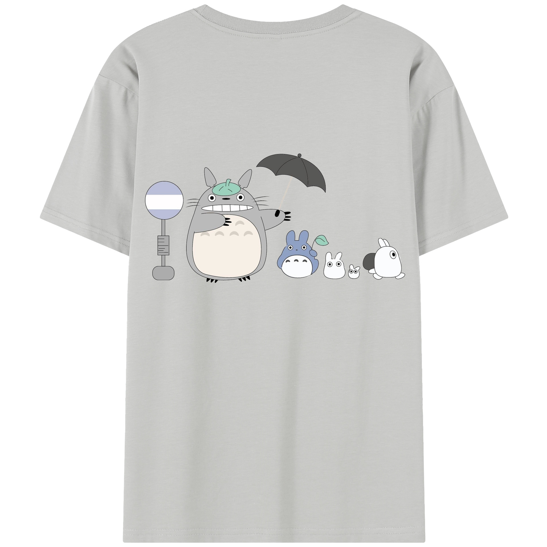 （画像用） となりのトトロ 草壁メイ 草壁サツキ My Neighbor Totoro Satsuki Kusakabe Mei Kusakabe レディース半袖Tシャツ(バックプリント)