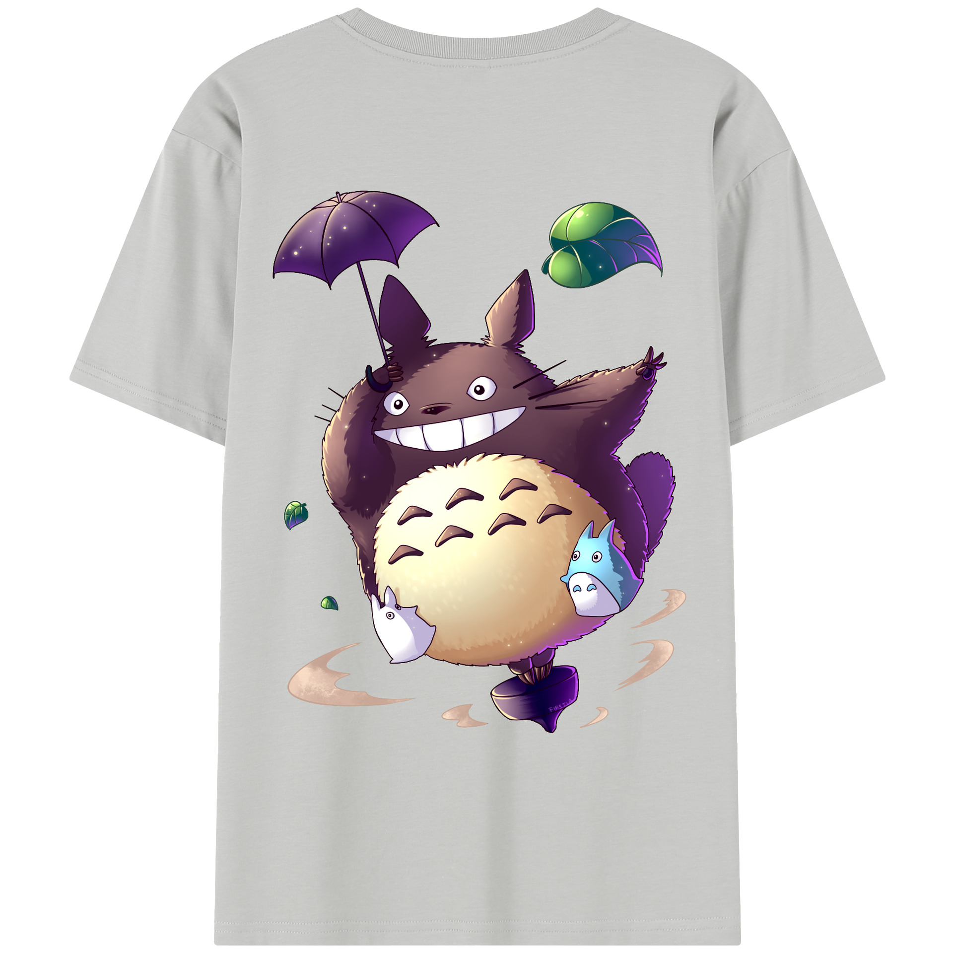 （画像用） となりのトトロ 草壁メイ 草壁サツキ My Neighbor Totoro Satsuki Kusakabe Mei Kusakabe レディース半袖Tシャツ(バックプリント)