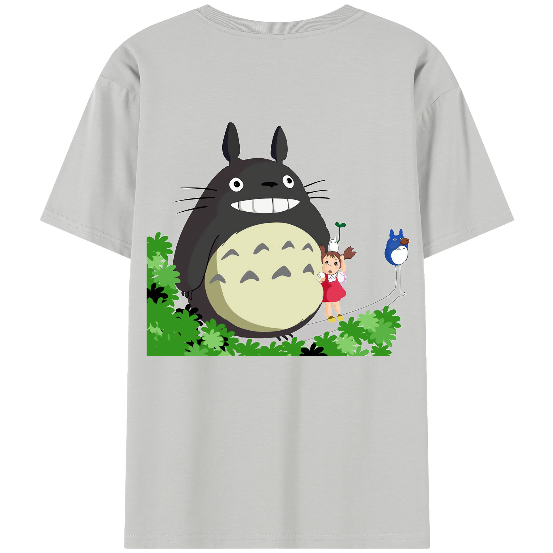 （画像用） となりのトトロ 草壁メイ 草壁サツキ My Neighbor Totoro Satsuki Kusakabe Mei Kusakabe レディース半袖Tシャツ(バックプリント)