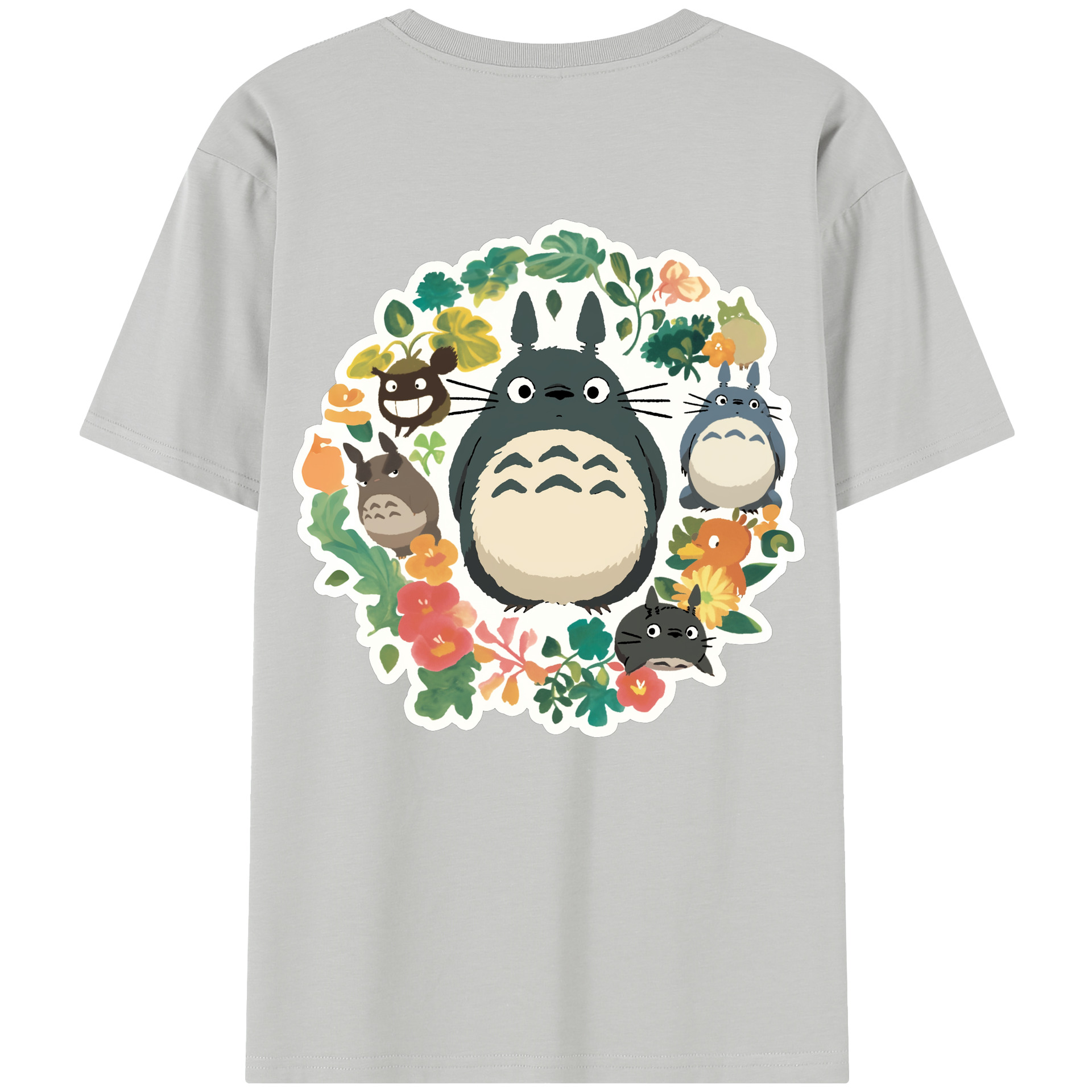 （画像用） となりのトトロ 草壁メイ 草壁サツキ My Neighbor Totoro Satsuki Kusakabe Mei Kusakabe レディース半袖Tシャツ(バックプリント)