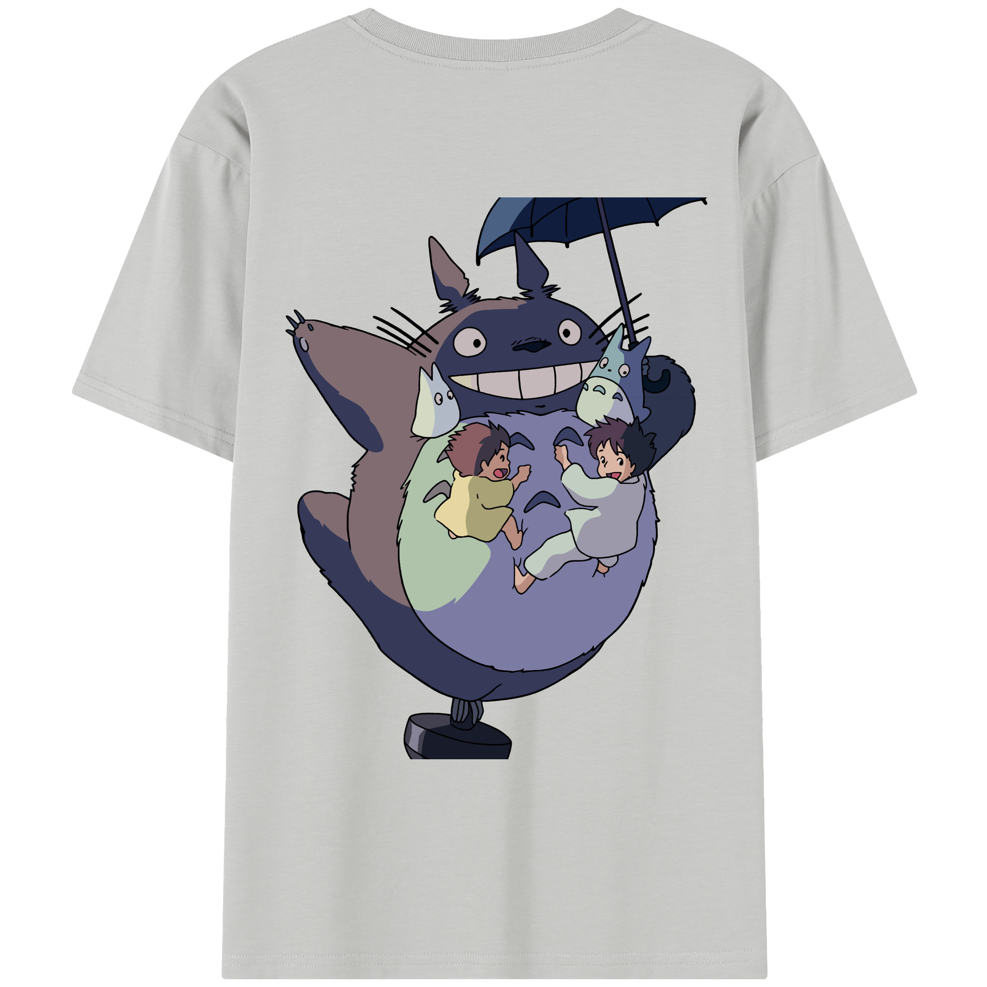 （画像用） となりのトトロ 草壁メイ 草壁サツキ My Neighbor Totoro Satsuki Kusakabe Mei Kusakabe レディース半袖Tシャツ(バックプリント)