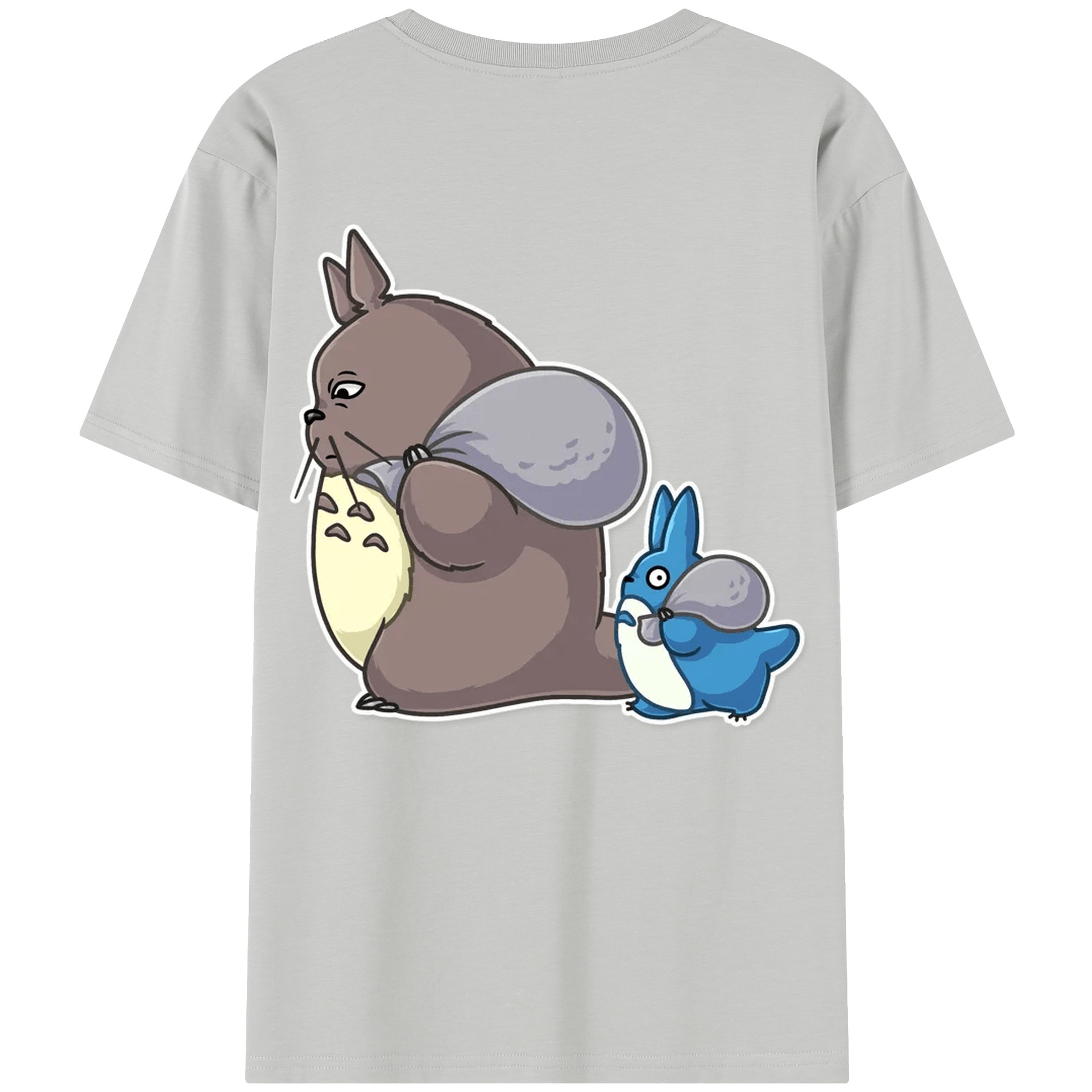 （画像用） となりのトトロ 草壁メイ 草壁サツキ My Neighbor Totoro Satsuki Kusakabe Mei Kusakabe レディース半袖Tシャツ(バックプリント)