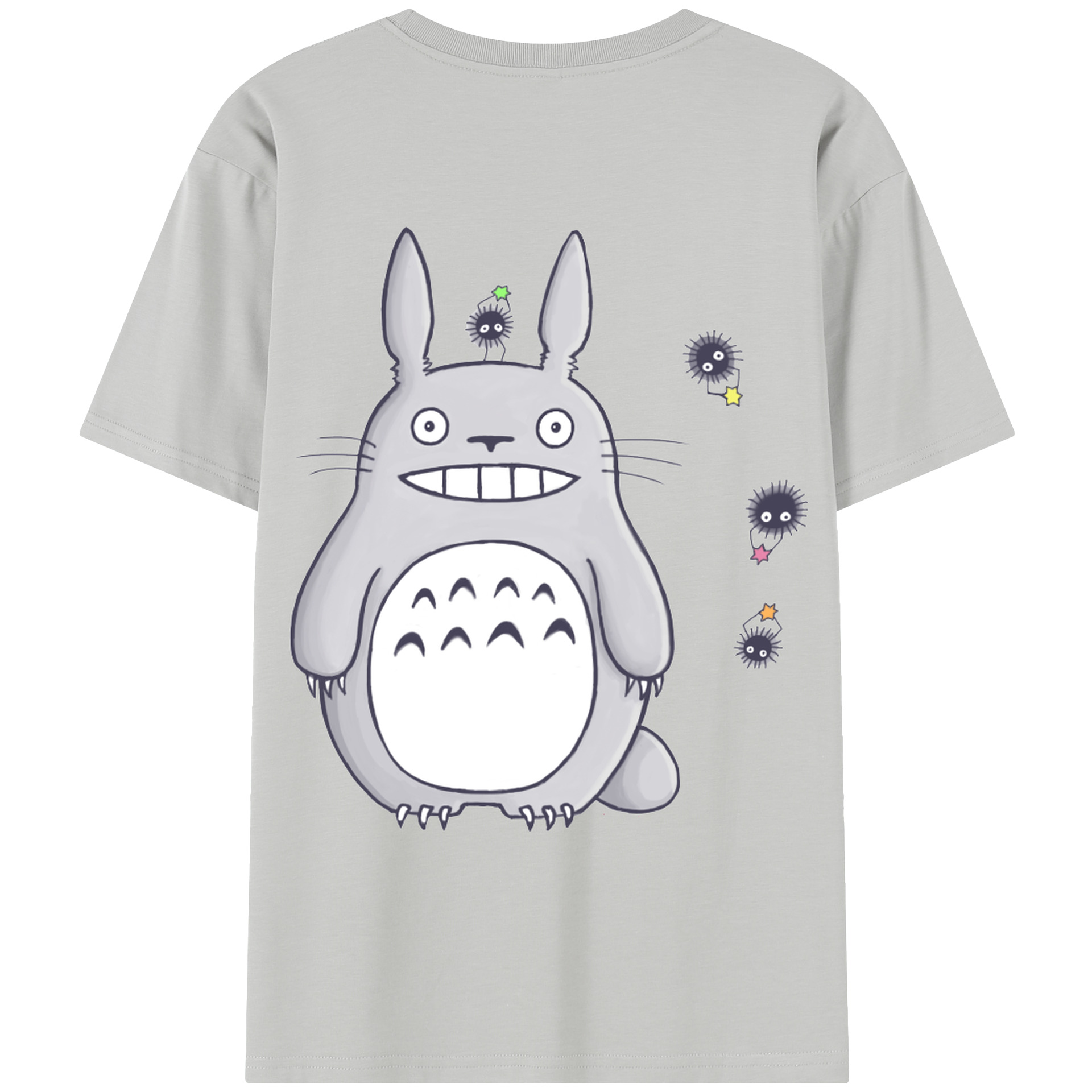 （画像用） となりのトトロ 草壁メイ 草壁サツキ My Neighbor Totoro Satsuki Kusakabe Mei Kusakabe レディース半袖Tシャツ(バックプリント)