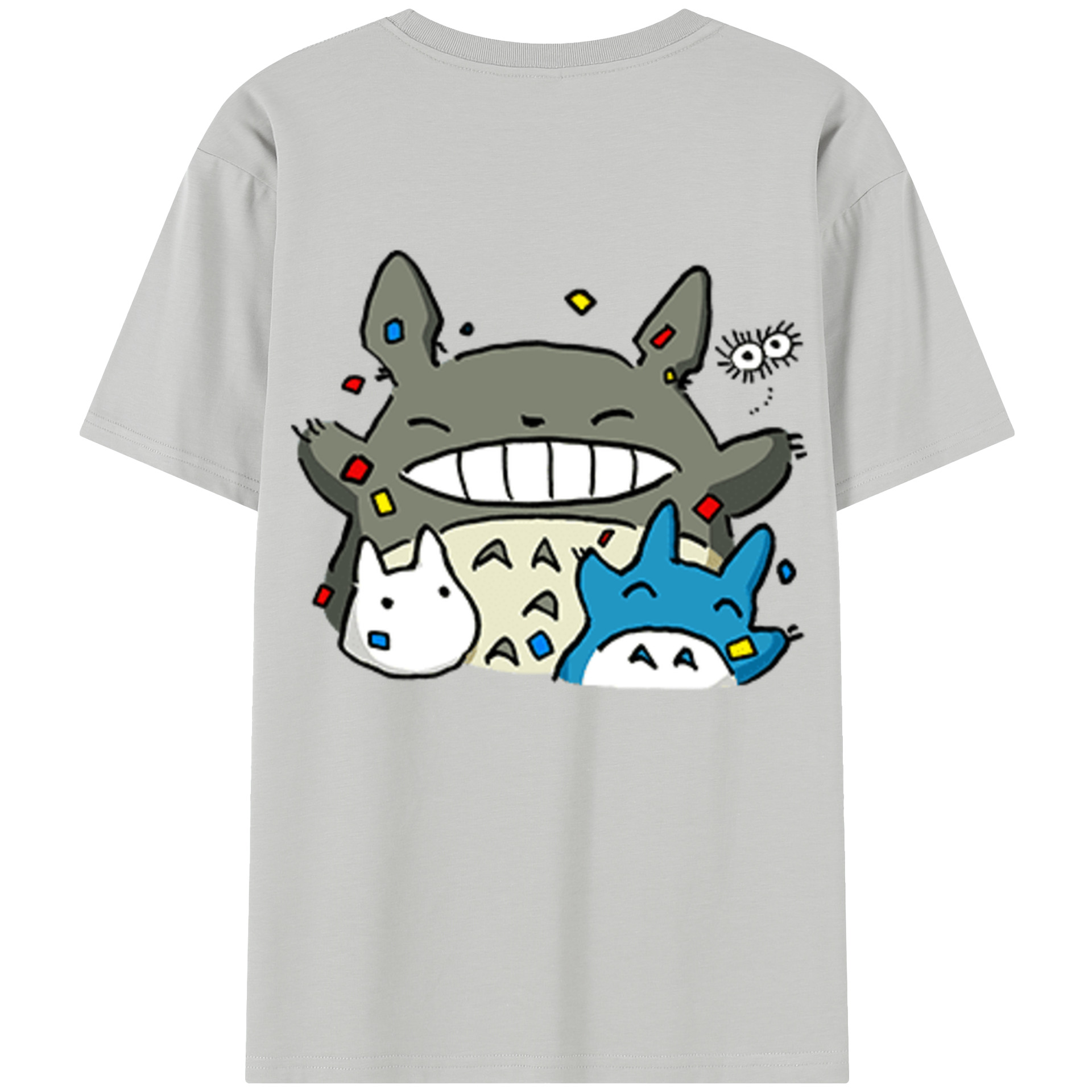 （画像用） となりのトトロ 草壁メイ 草壁サツキ My Neighbor Totoro Satsuki Kusakabe Mei Kusakabe レディース半袖Tシャツ(バックプリント)