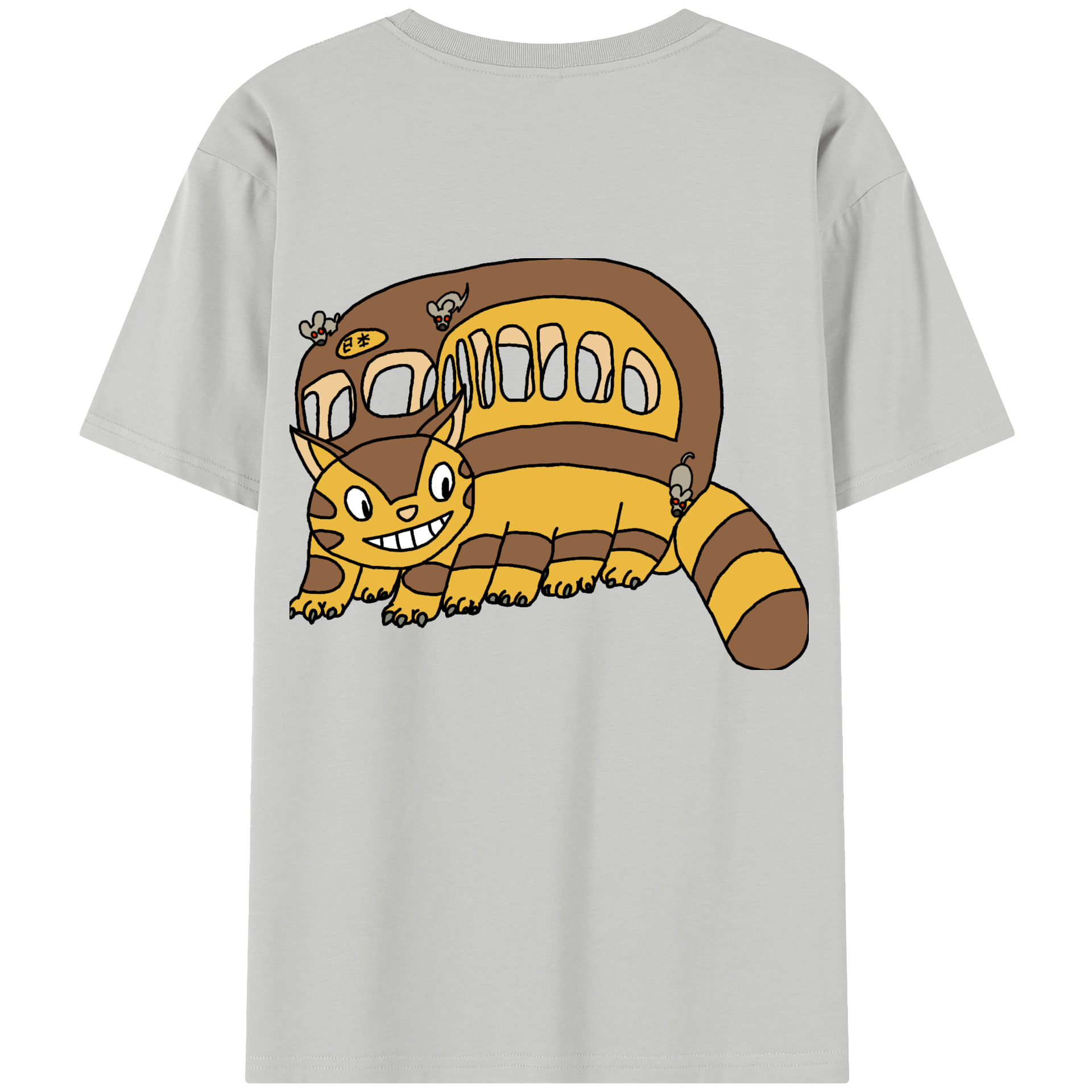 （画像用） となりのトトロ 草壁メイ 草壁サツキ My Neighbor Totoro Satsuki Kusakabe Mei Kusakabe レディース半袖Tシャツ(バックプリント)