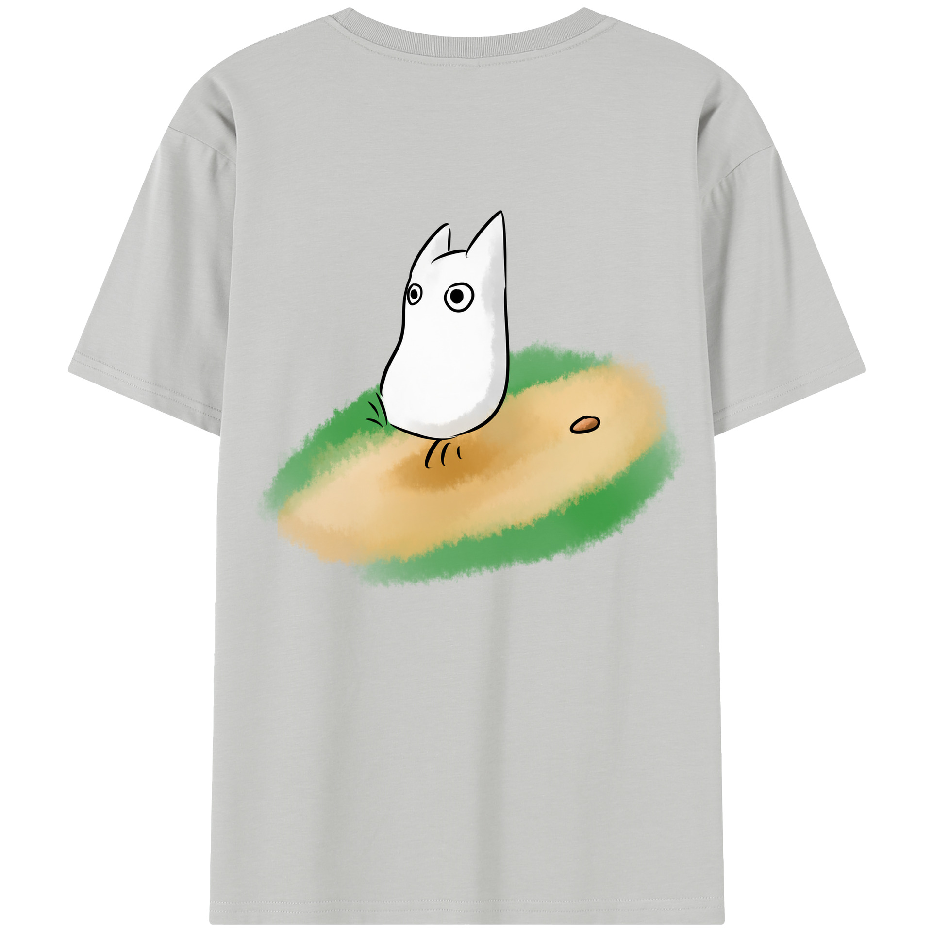 （画像用） となりのトトロ 草壁メイ 草壁サツキ My Neighbor Totoro Satsuki Kusakabe Mei Kusakabe レディース半袖Tシャツ(バックプリント)