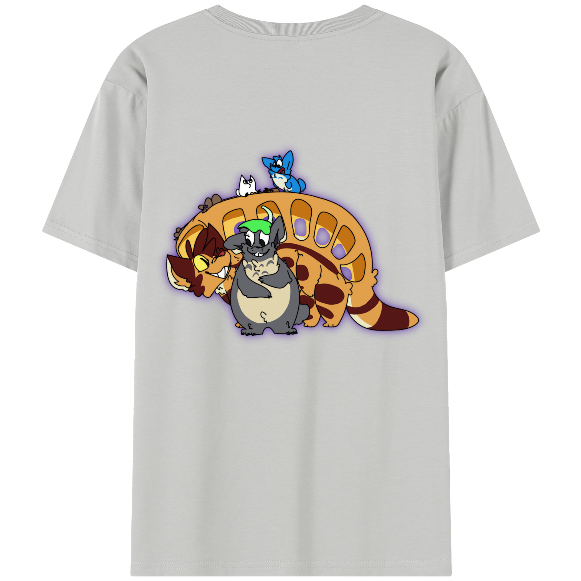 （画像用） となりのトトロ 草壁メイ 草壁サツキ My Neighbor Totoro Satsuki Kusakabe Mei Kusakabe レディース半袖Tシャツ(バックプリント)