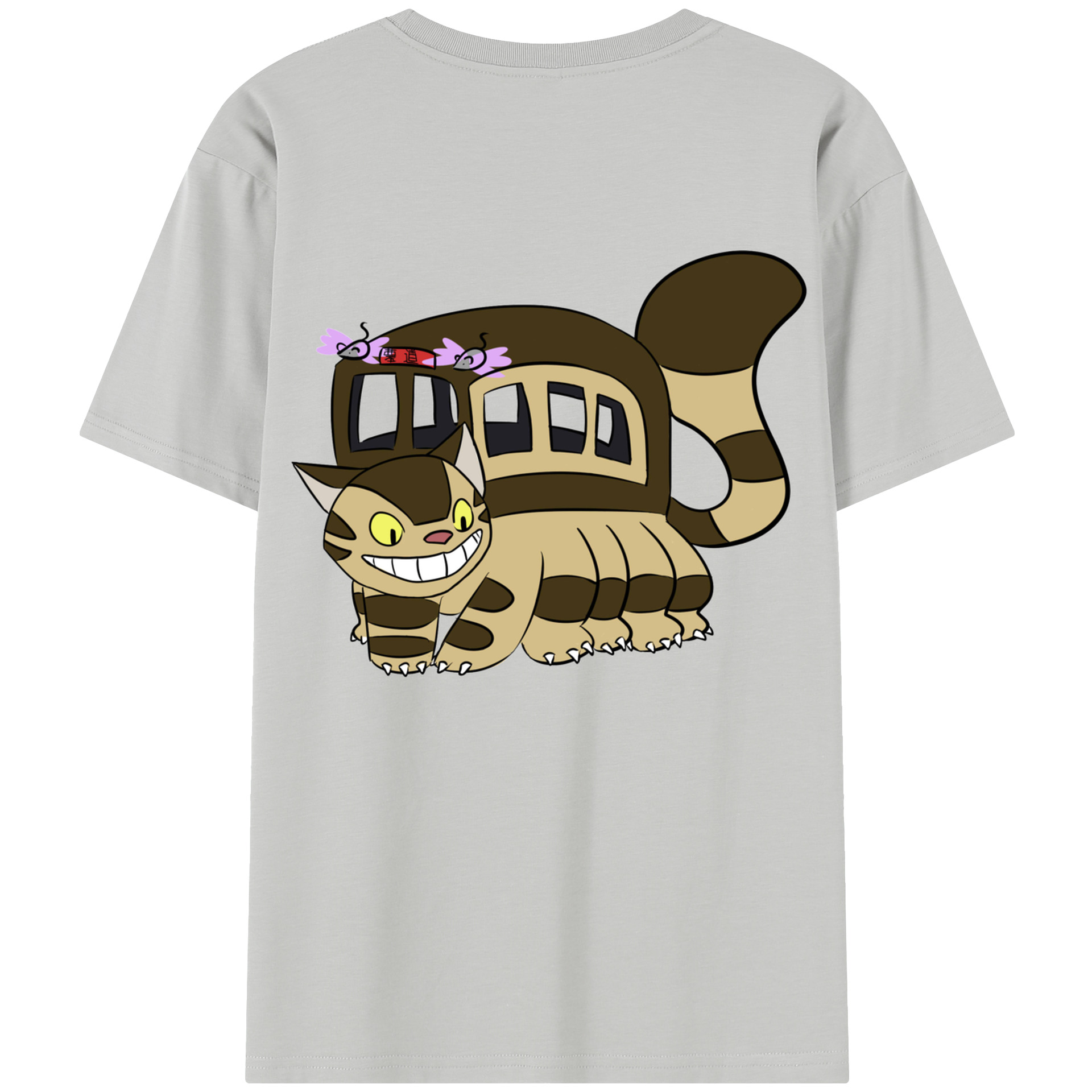 （画像用） となりのトトロ 草壁メイ 草壁サツキ My Neighbor Totoro Satsuki Kusakabe Mei Kusakabe レディース半袖Tシャツ(バックプリント)