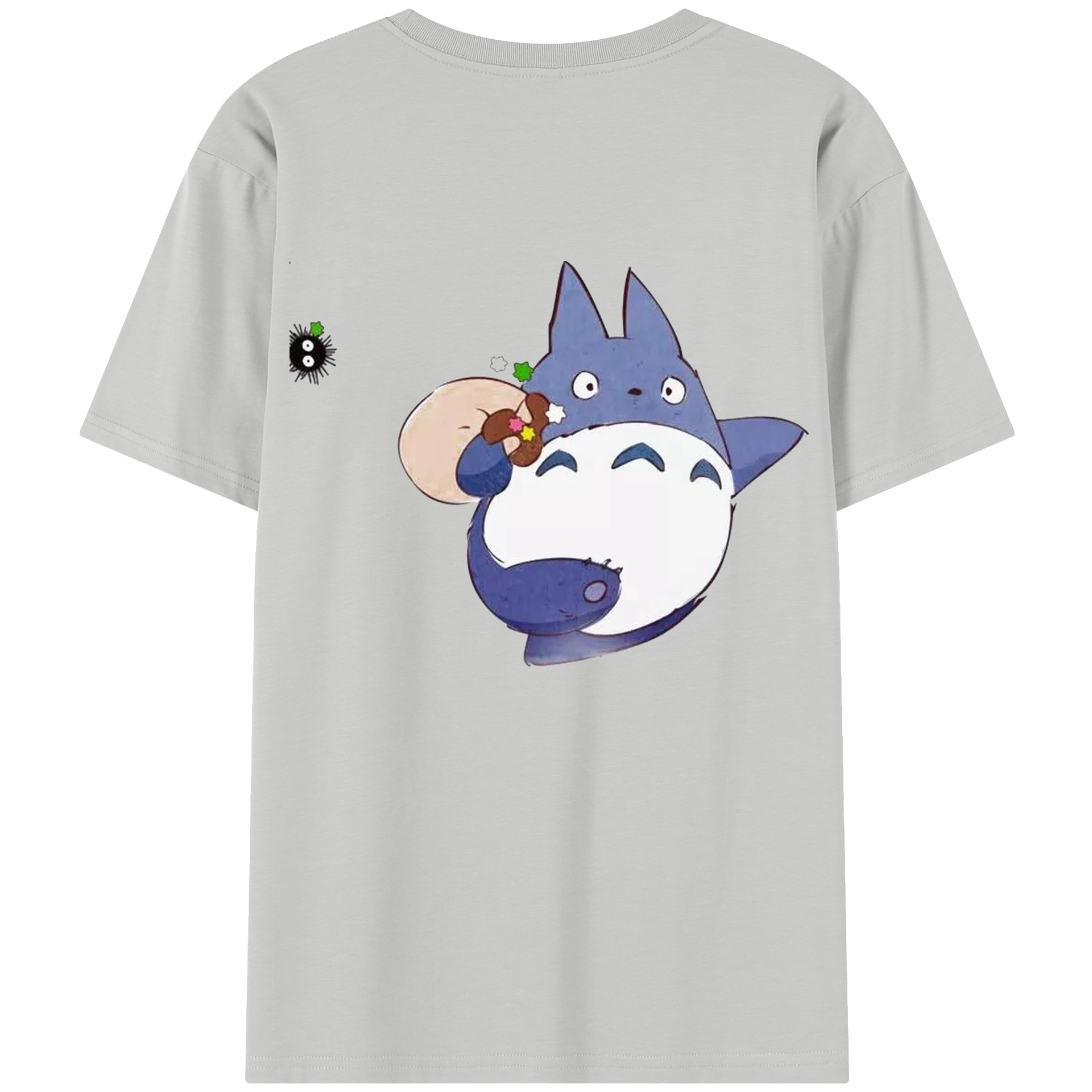 （画像用） となりのトトロ 草壁メイ 草壁サツキ My Neighbor Totoro Satsuki Kusakabe Mei Kusakabe レディース半袖Tシャツ(バックプリント)