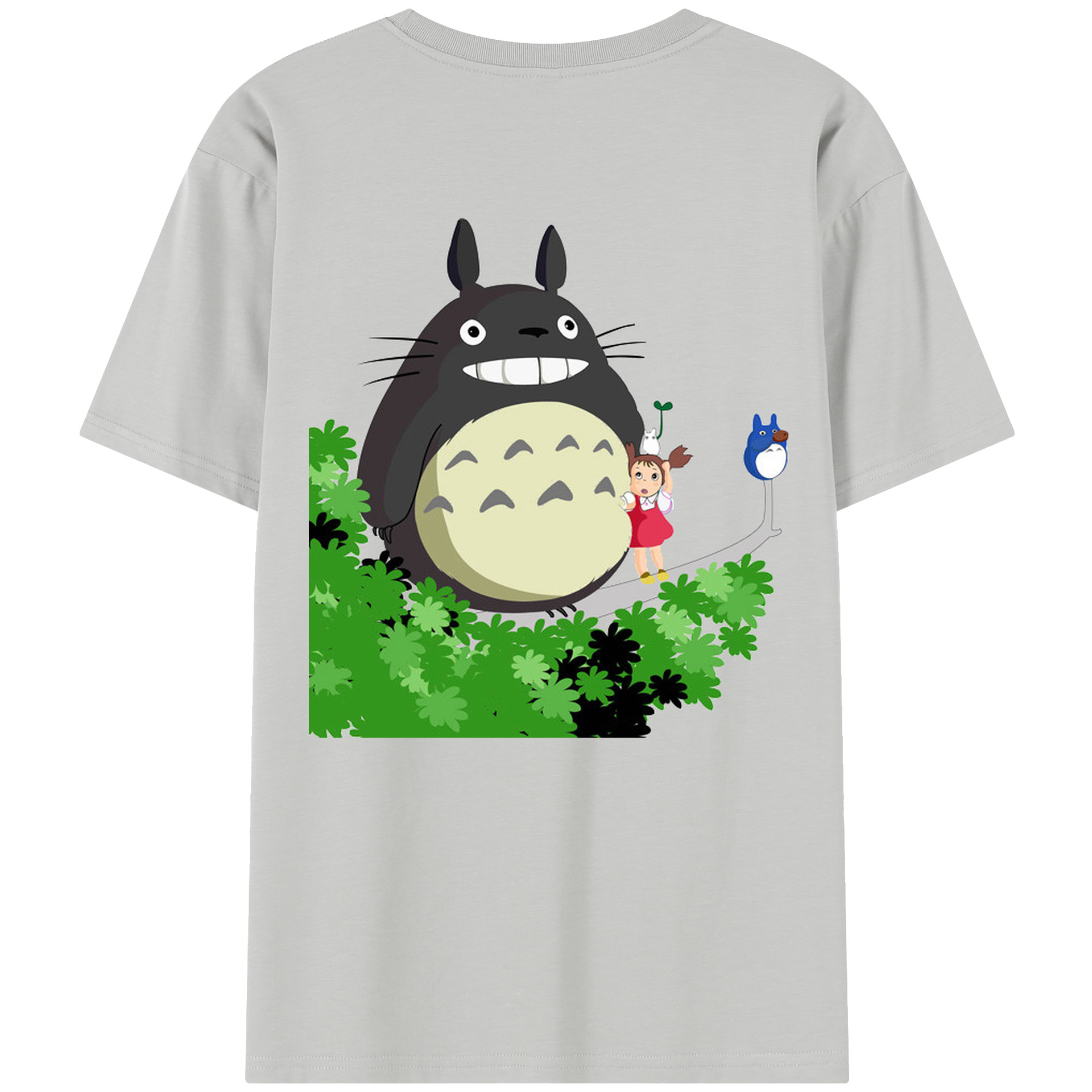（画像用） となりのトトロ 草壁メイ 草壁サツキ My Neighbor Totoro Satsuki Kusakabe Mei Kusakabe レディース半袖Tシャツ(バックプリント)