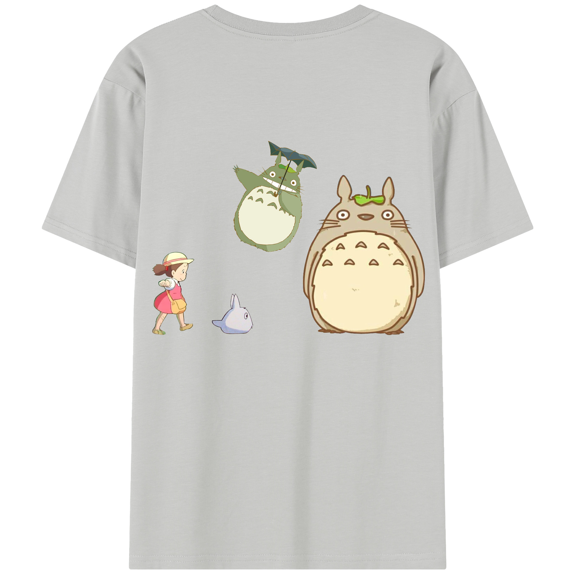 （画像用） となりのトトロ 草壁メイ 草壁サツキ My Neighbor Totoro Satsuki Kusakabe Mei Kusakabe レディース半袖Tシャツ(バックプリント)