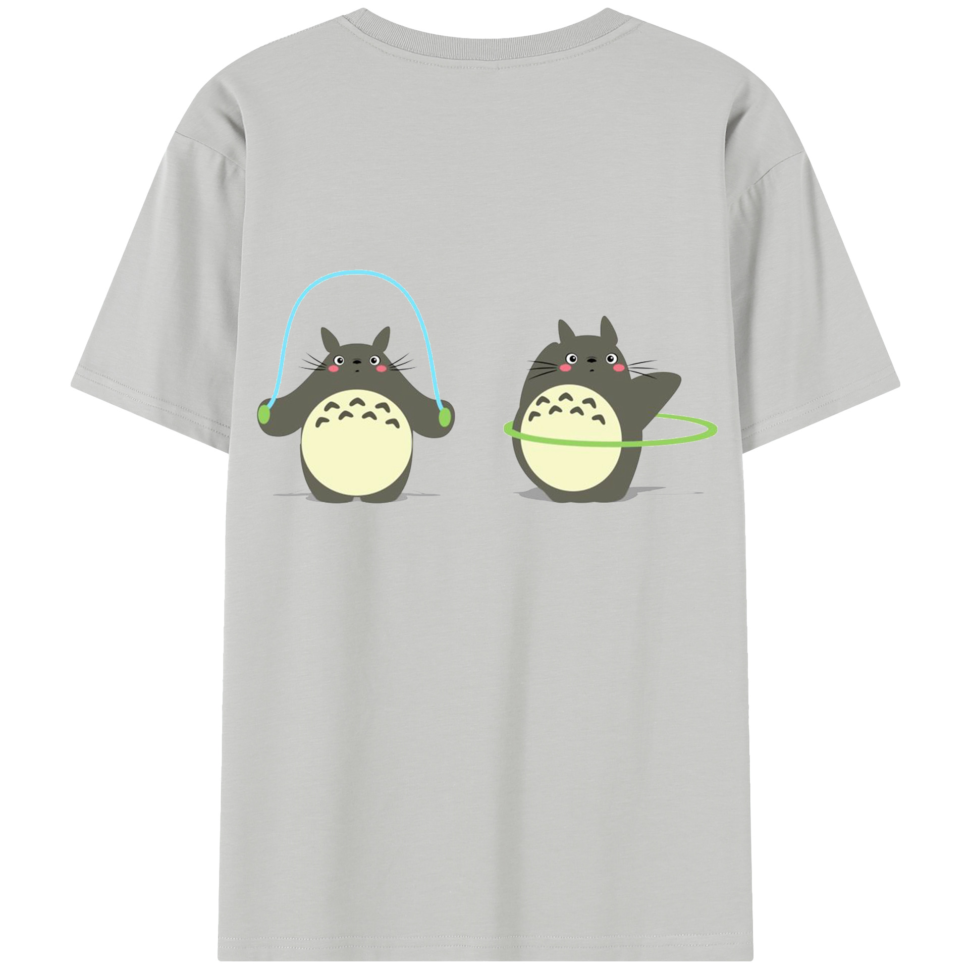 （画像用） となりのトトロ 草壁メイ 草壁サツキ My Neighbor Totoro Satsuki Kusakabe Mei Kusakabe レディース半袖Tシャツ(バックプリント)