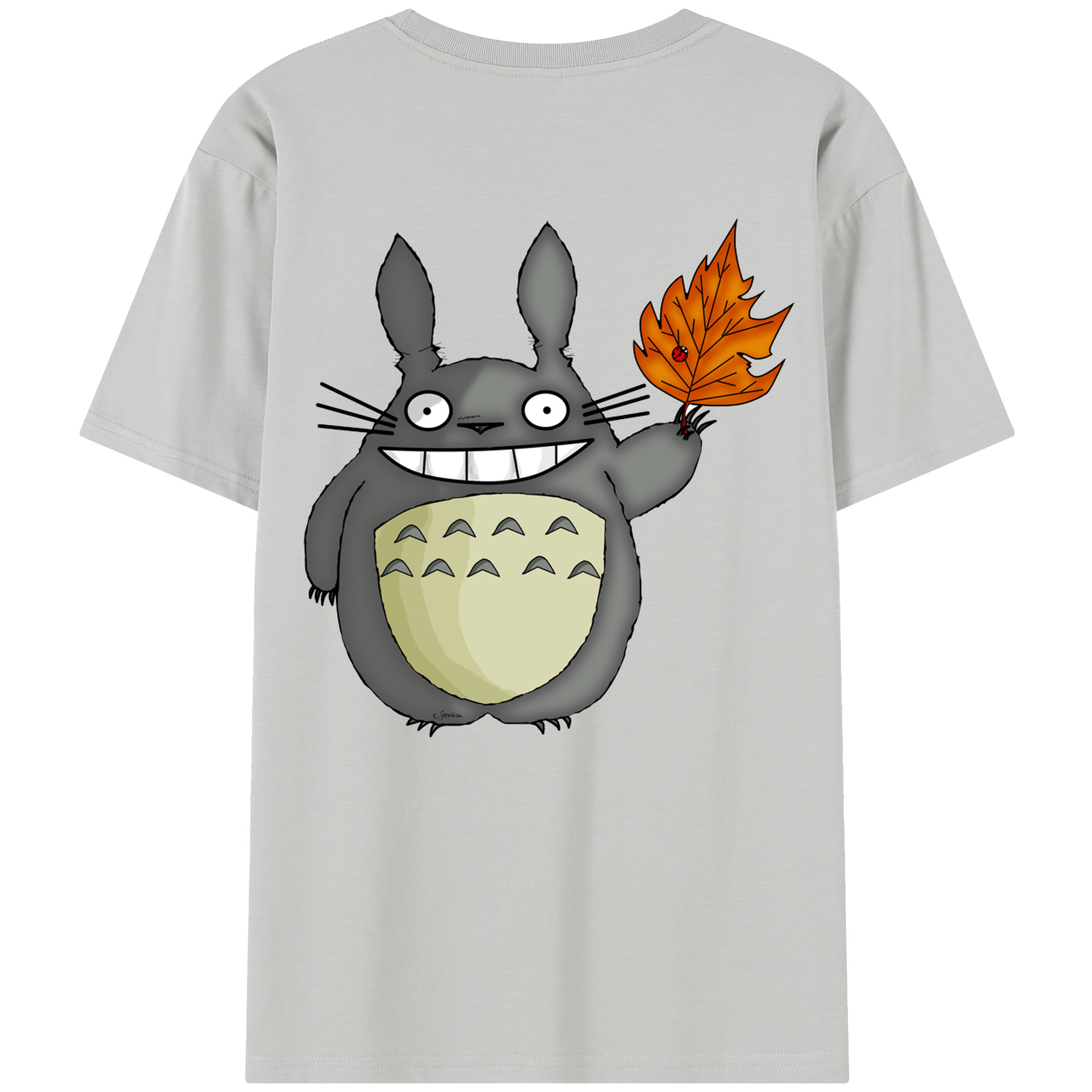 （画像用） となりのトトロ 草壁メイ 草壁サツキ My Neighbor Totoro Satsuki Kusakabe Mei Kusakabe レディース半袖Tシャツ(バックプリント)